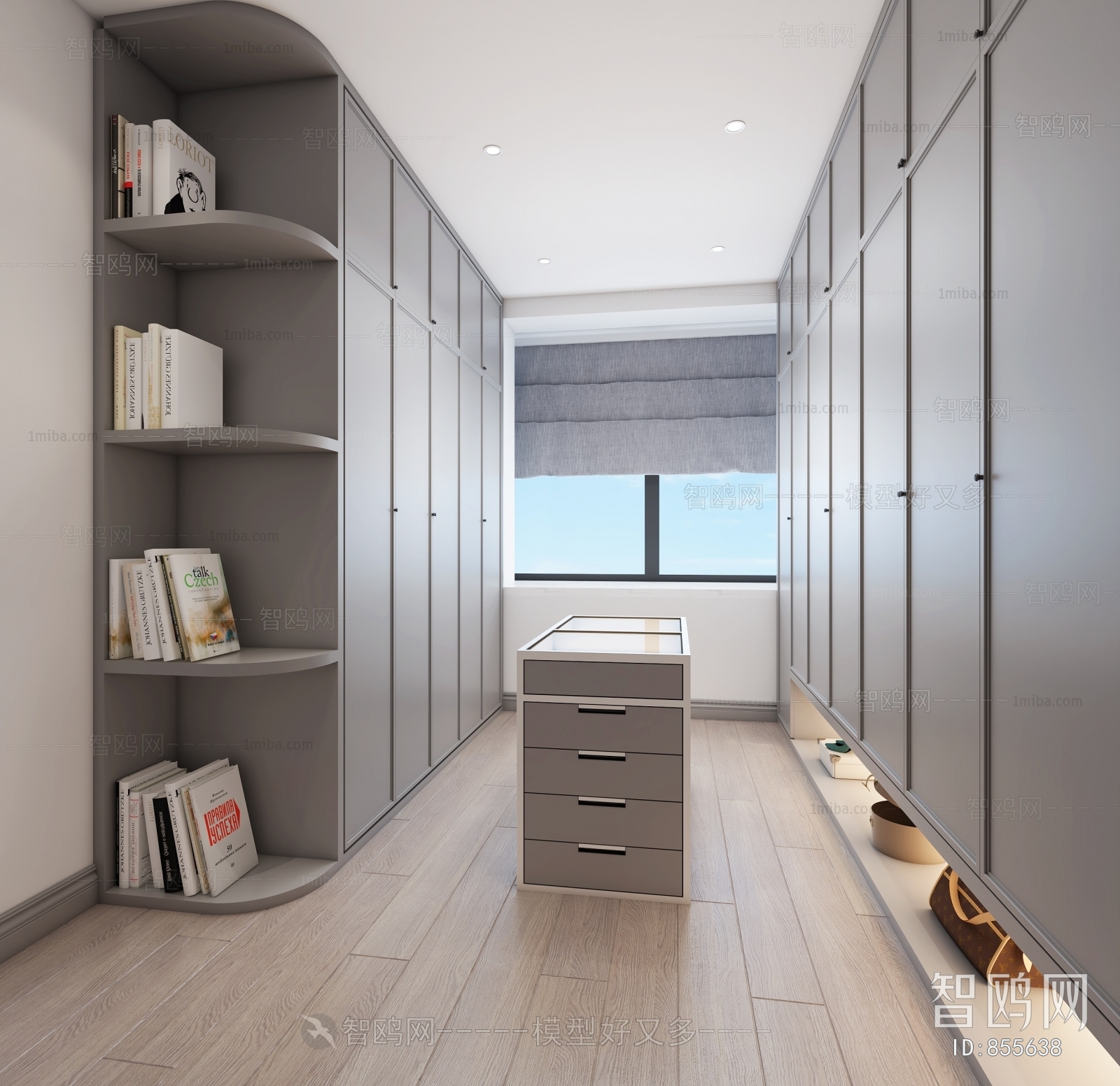 Modern Clothes Storage Area