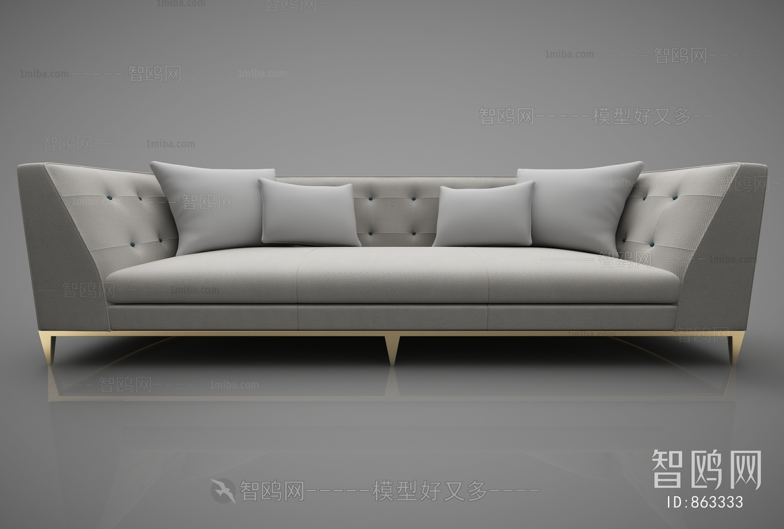 Modern Three-seat Sofa