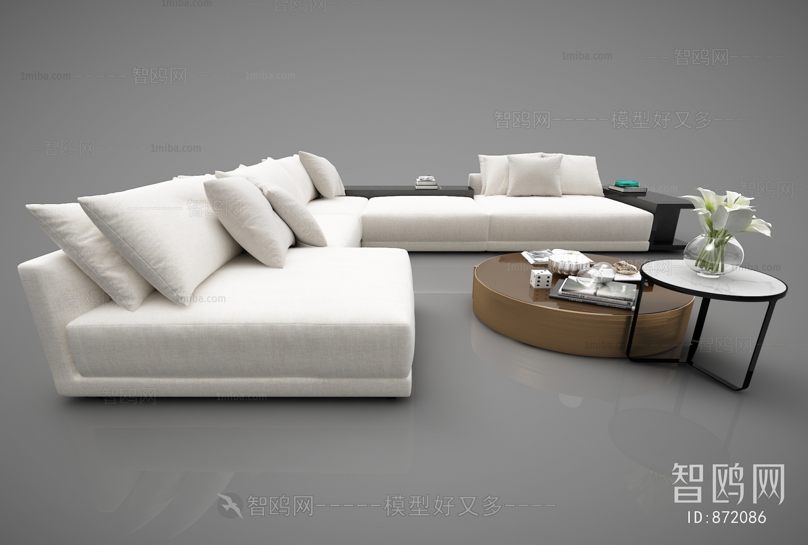 Modern Multi Person Sofa