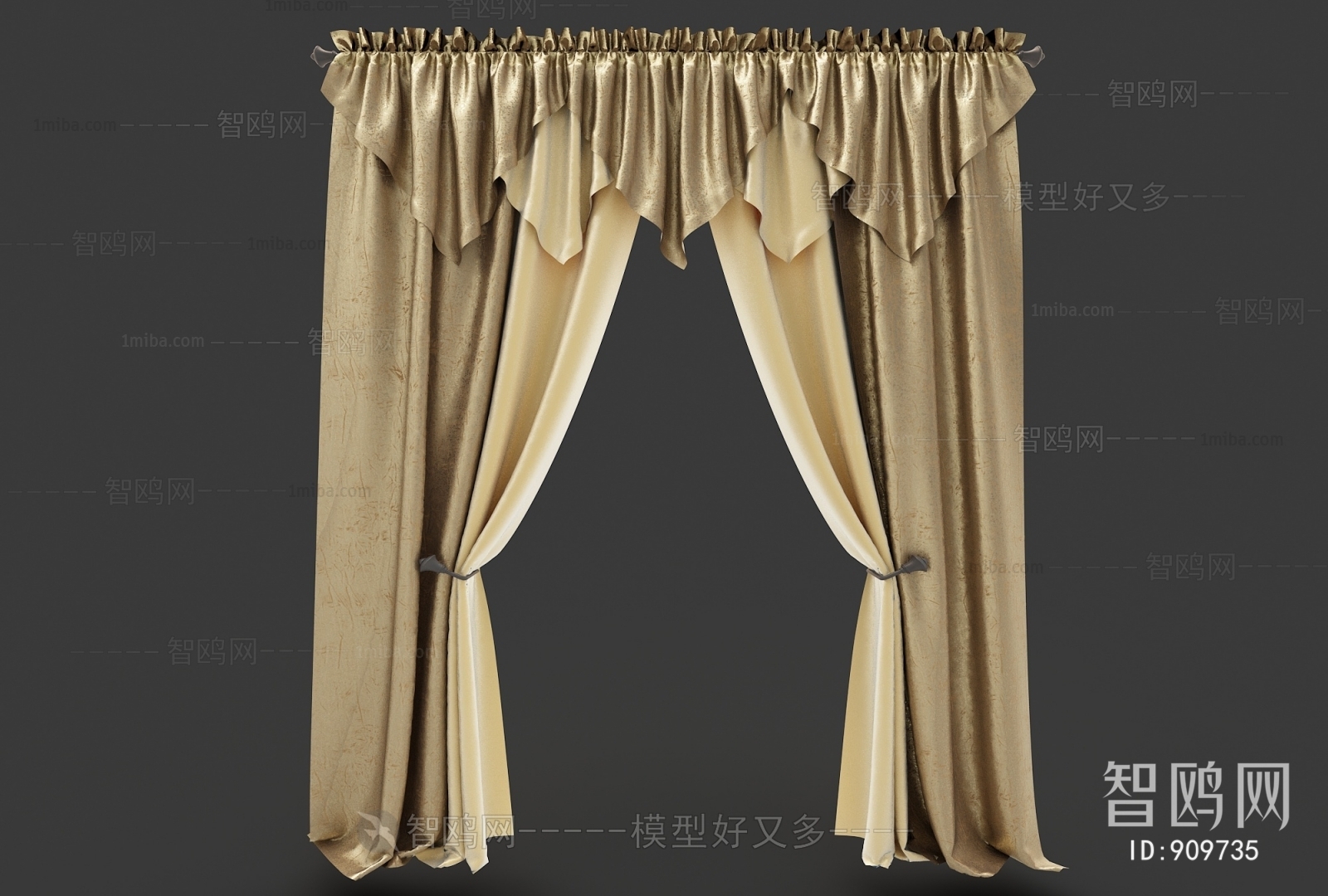 Simple European Style The Curtain