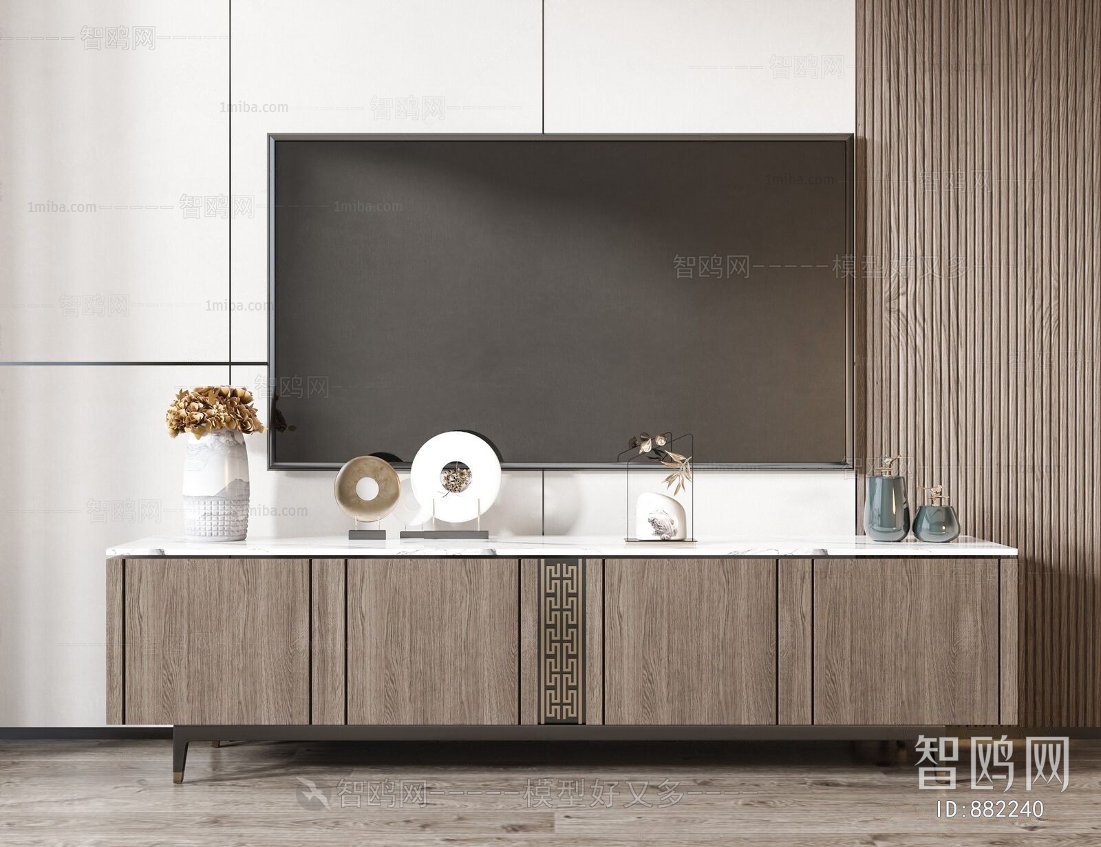 New Chinese Style TV Cabinet