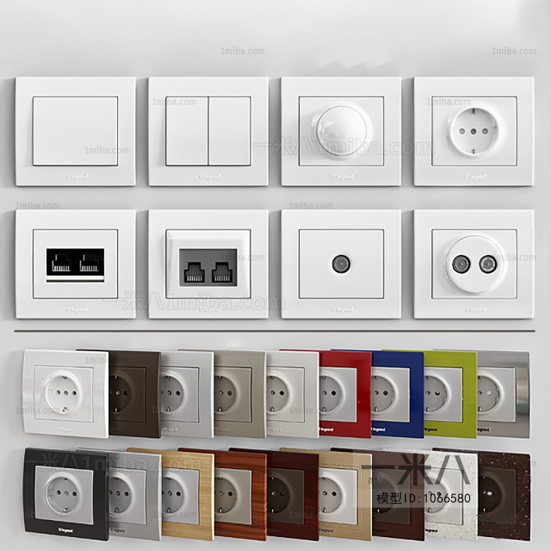 Modern Switch Socket Panel