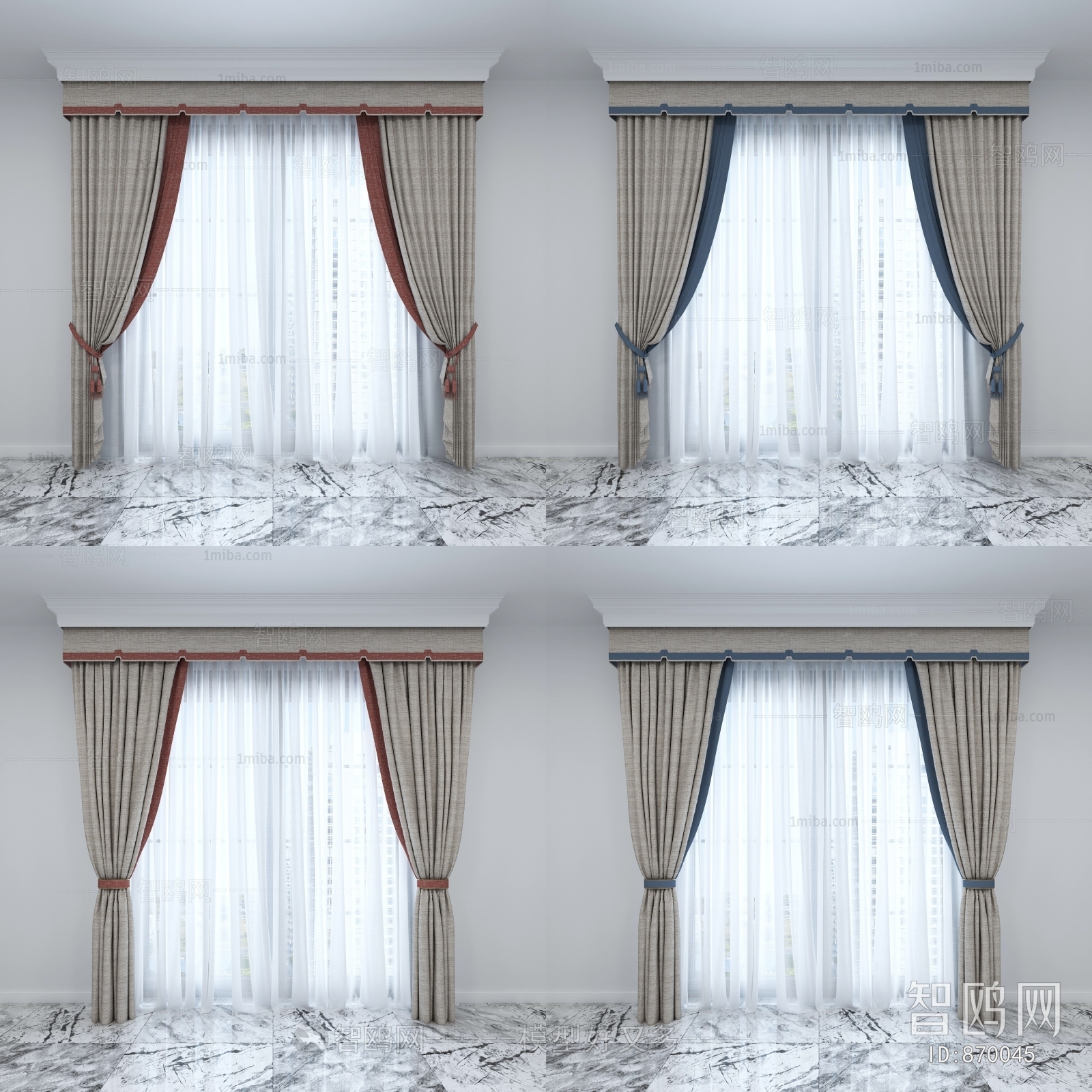 New Chinese Style The Curtain