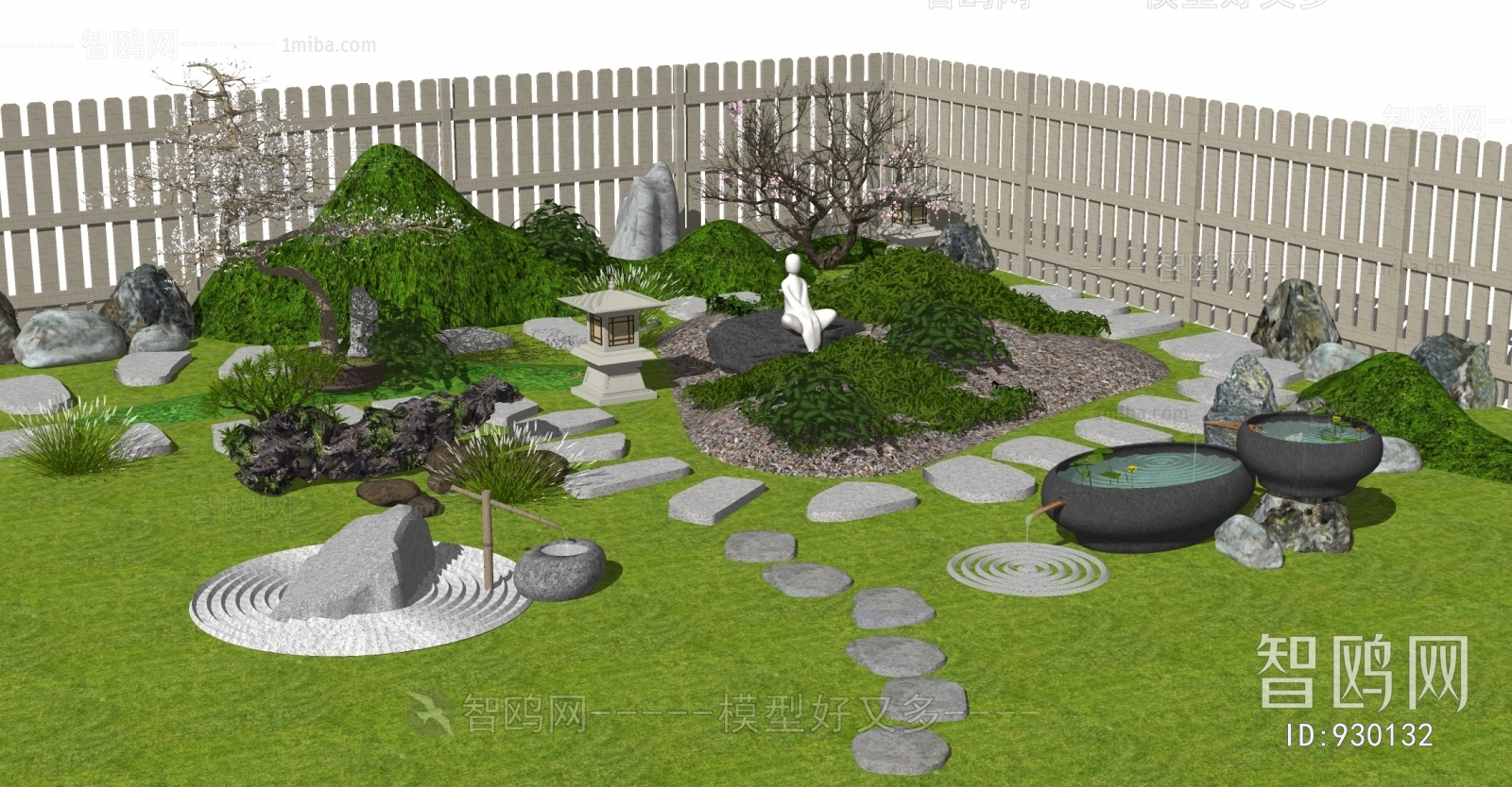 Japanese Style Courtyard/landscape