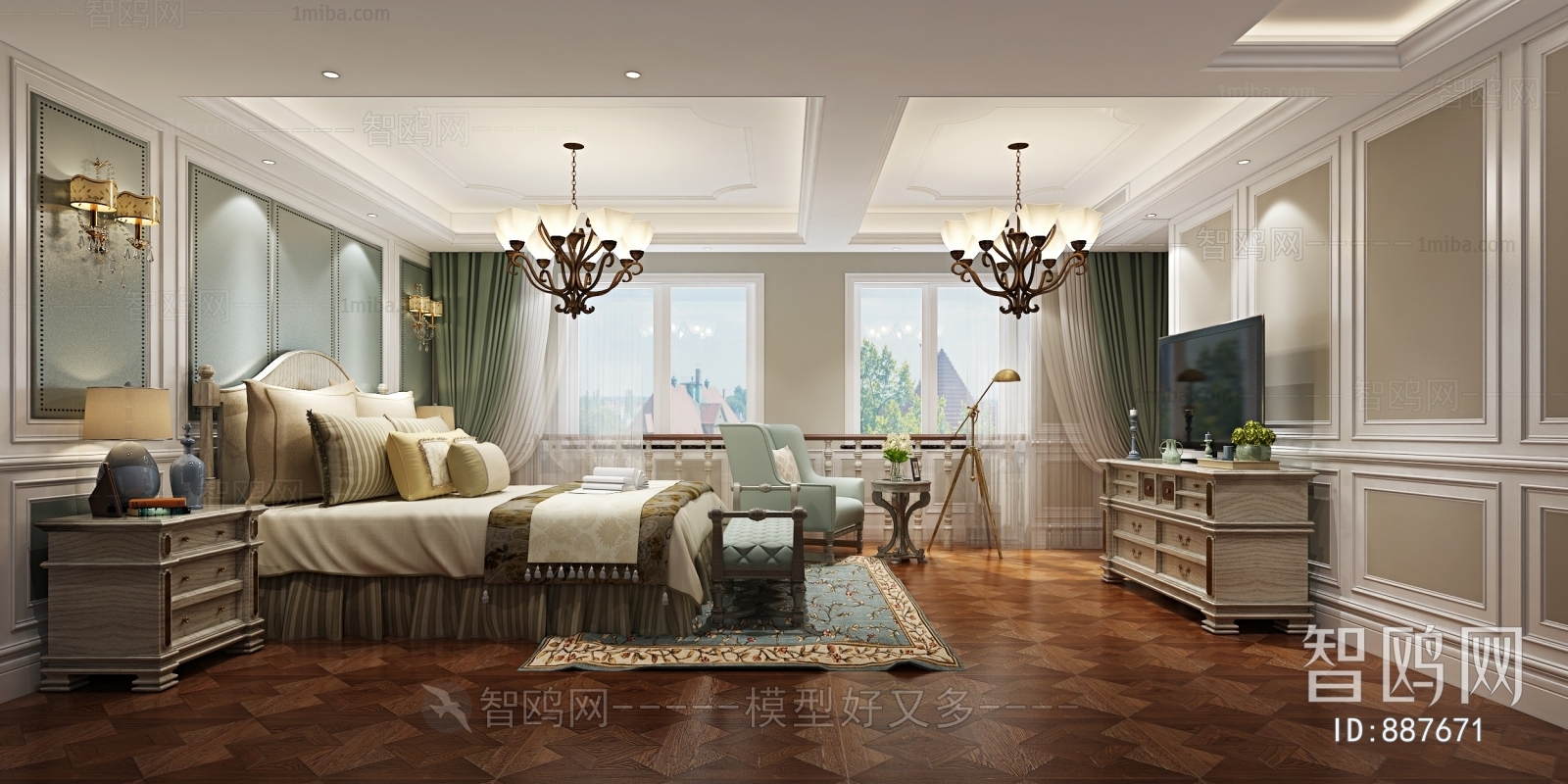 European Style Bedroom