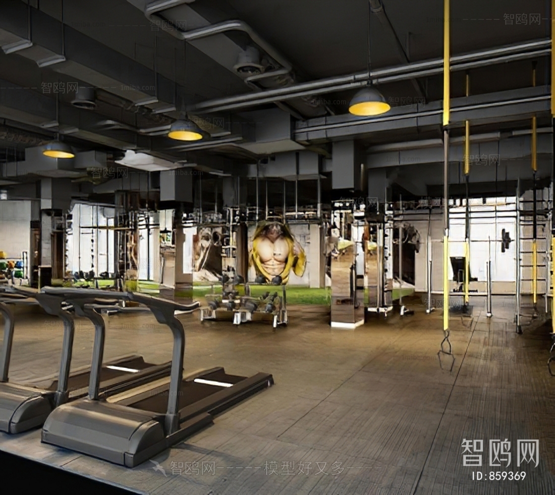 Industrial Style Gym