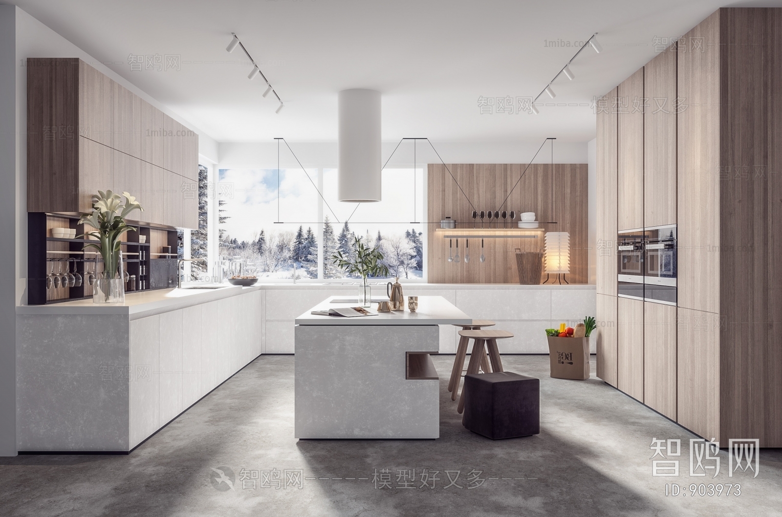 Modern Open Kitchen