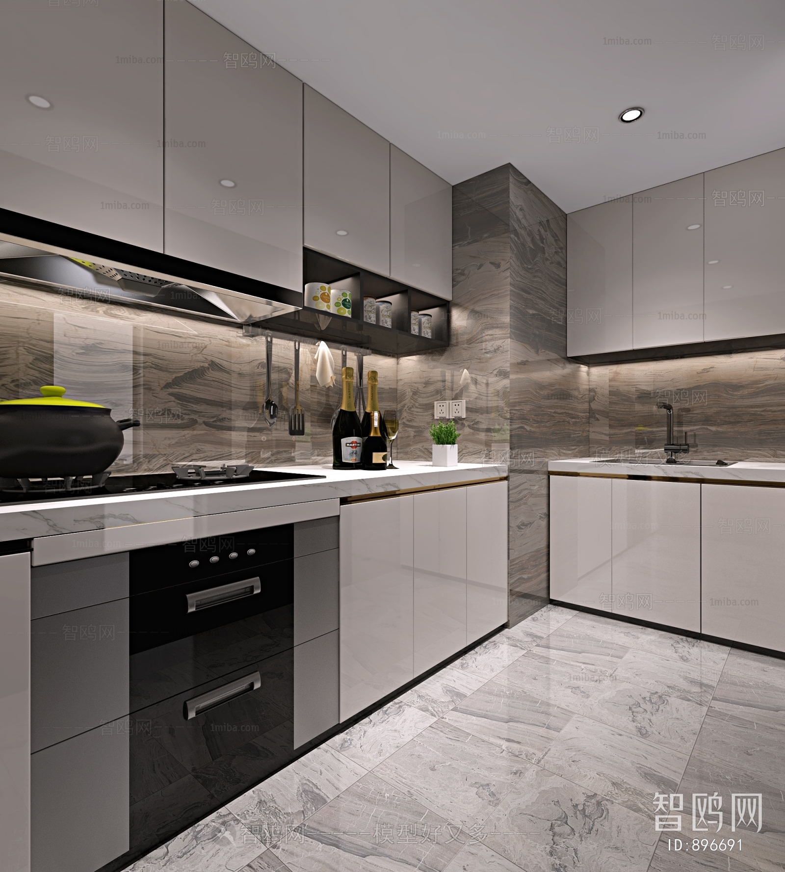 Modern The Kitchen