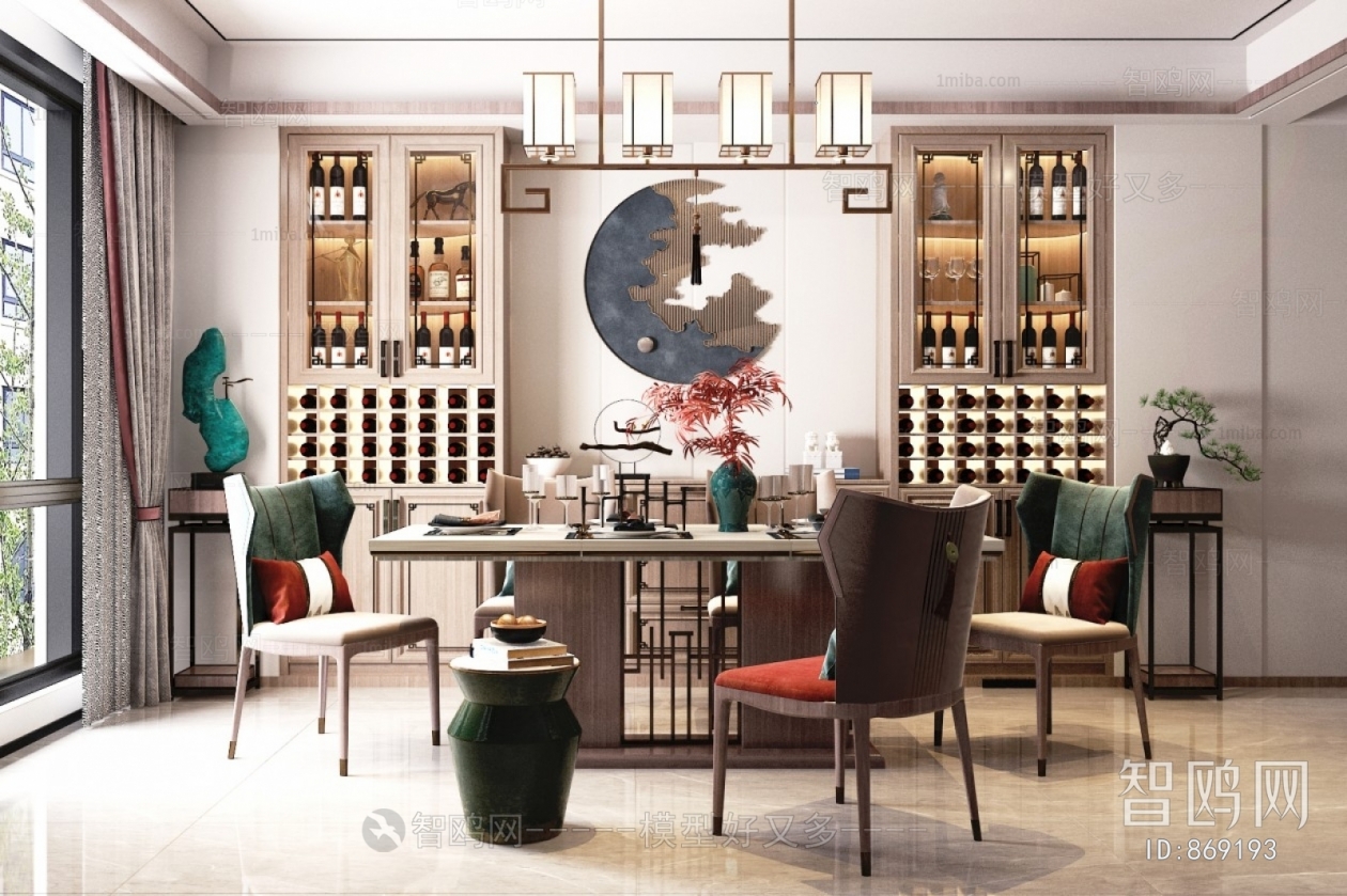 New Chinese Style Dining Room