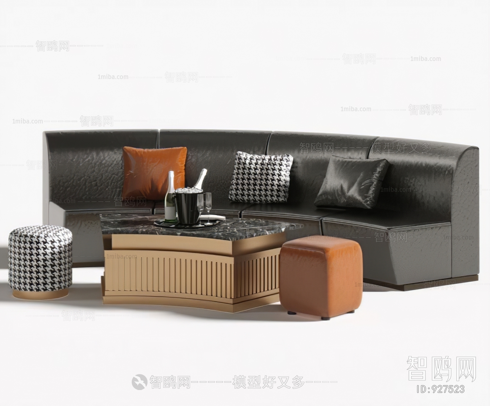 Modern Multi Person Sofa