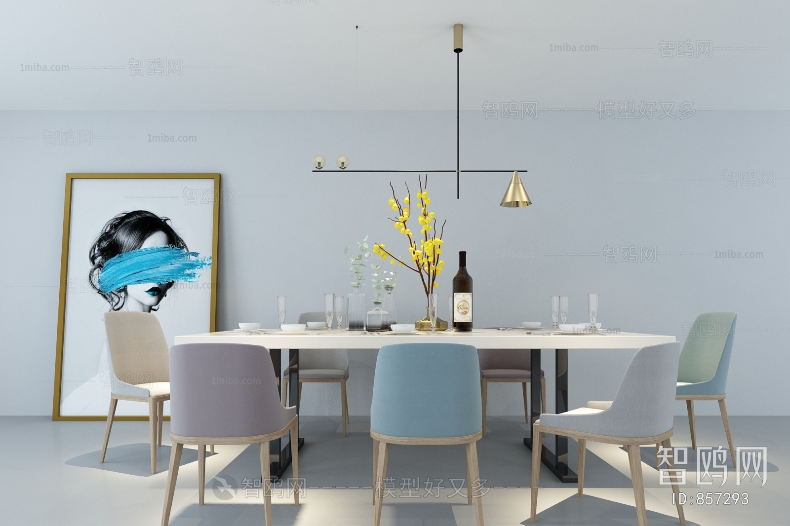 Nordic Style Dining Table And Chairs