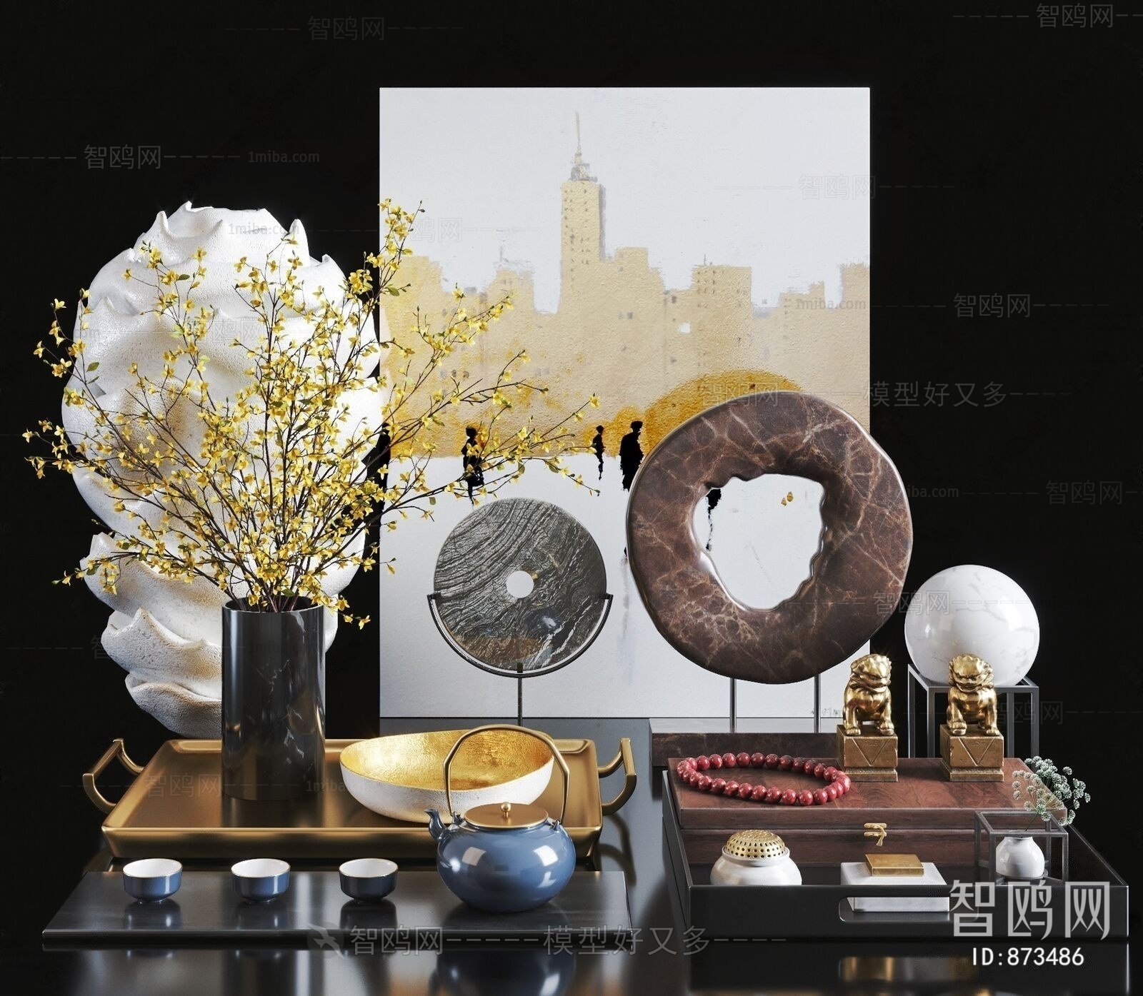 New Chinese Style Decorative Set