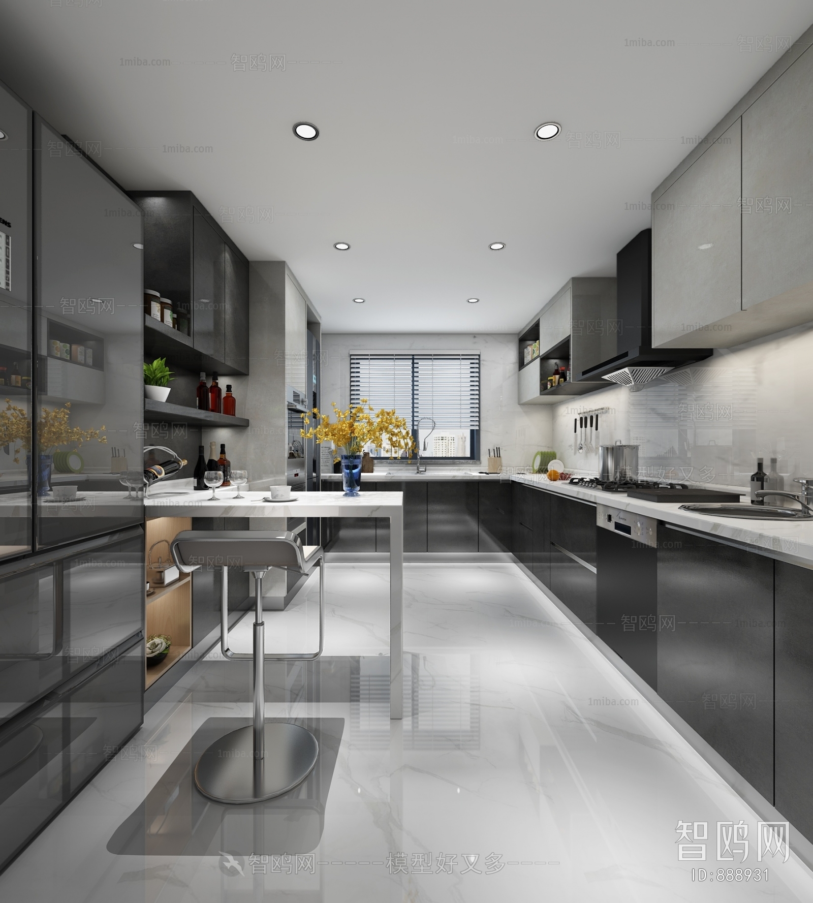 Modern The Kitchen