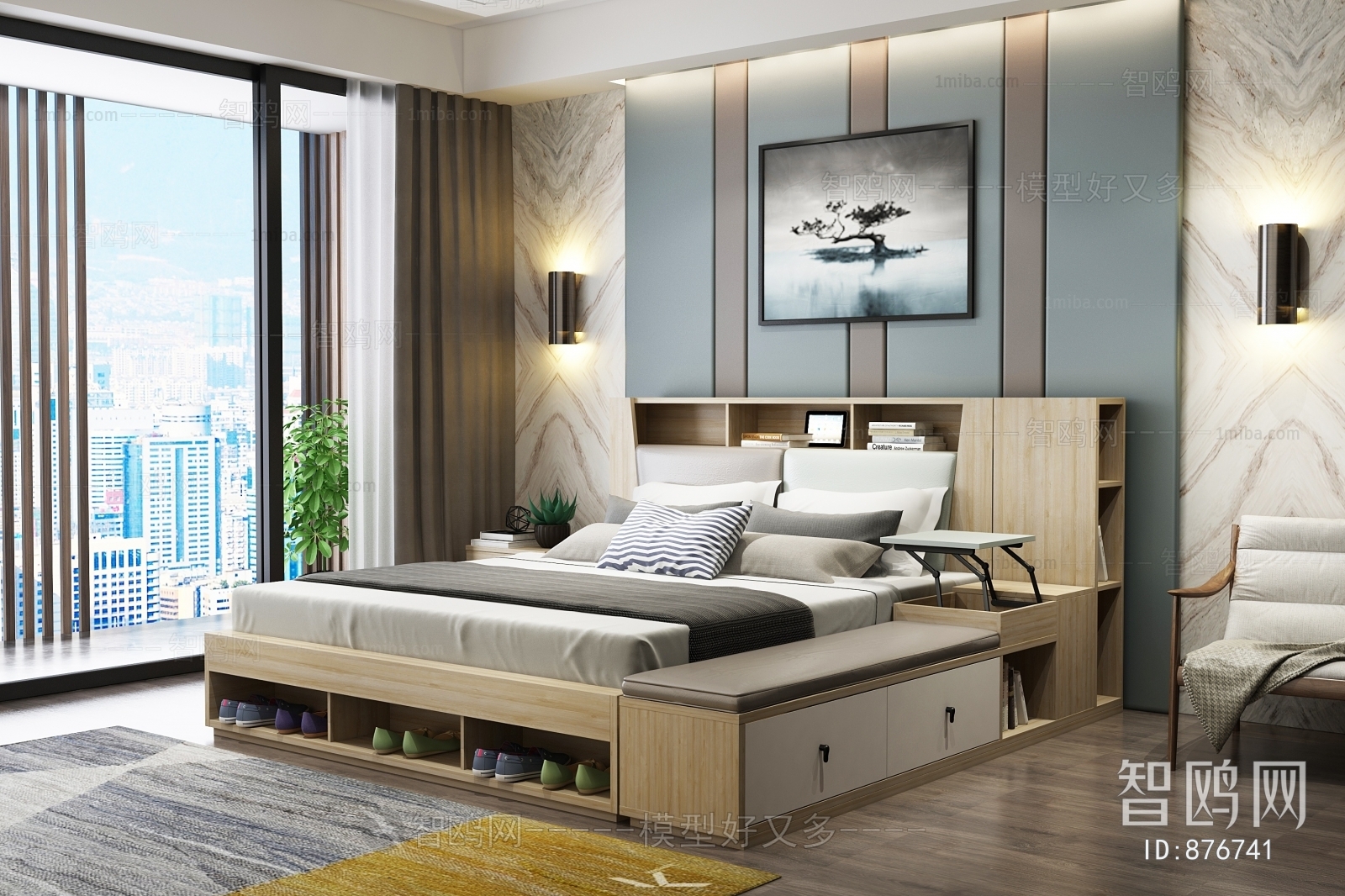 Modern Double Bed