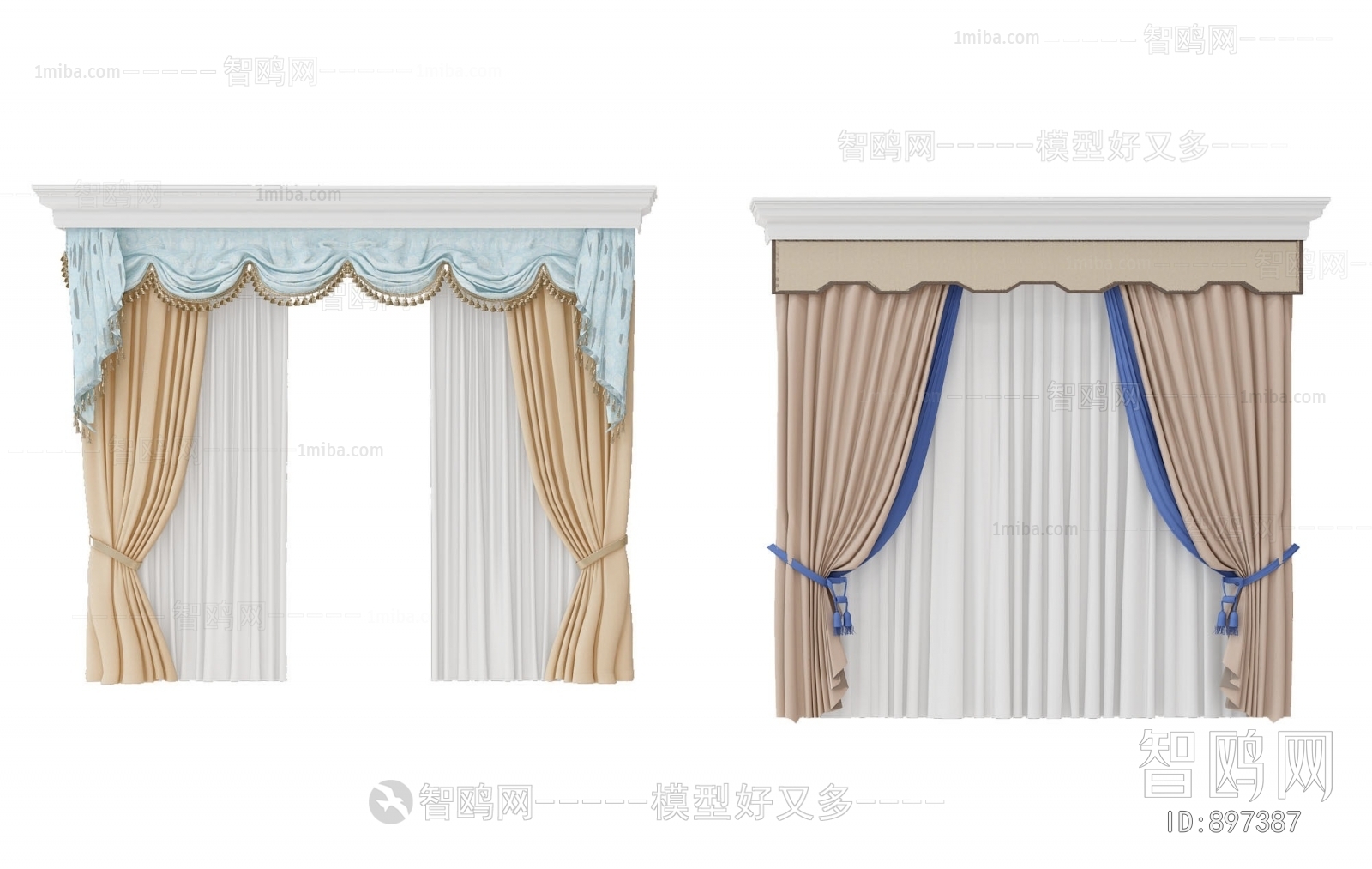 Simple European Style The Curtain