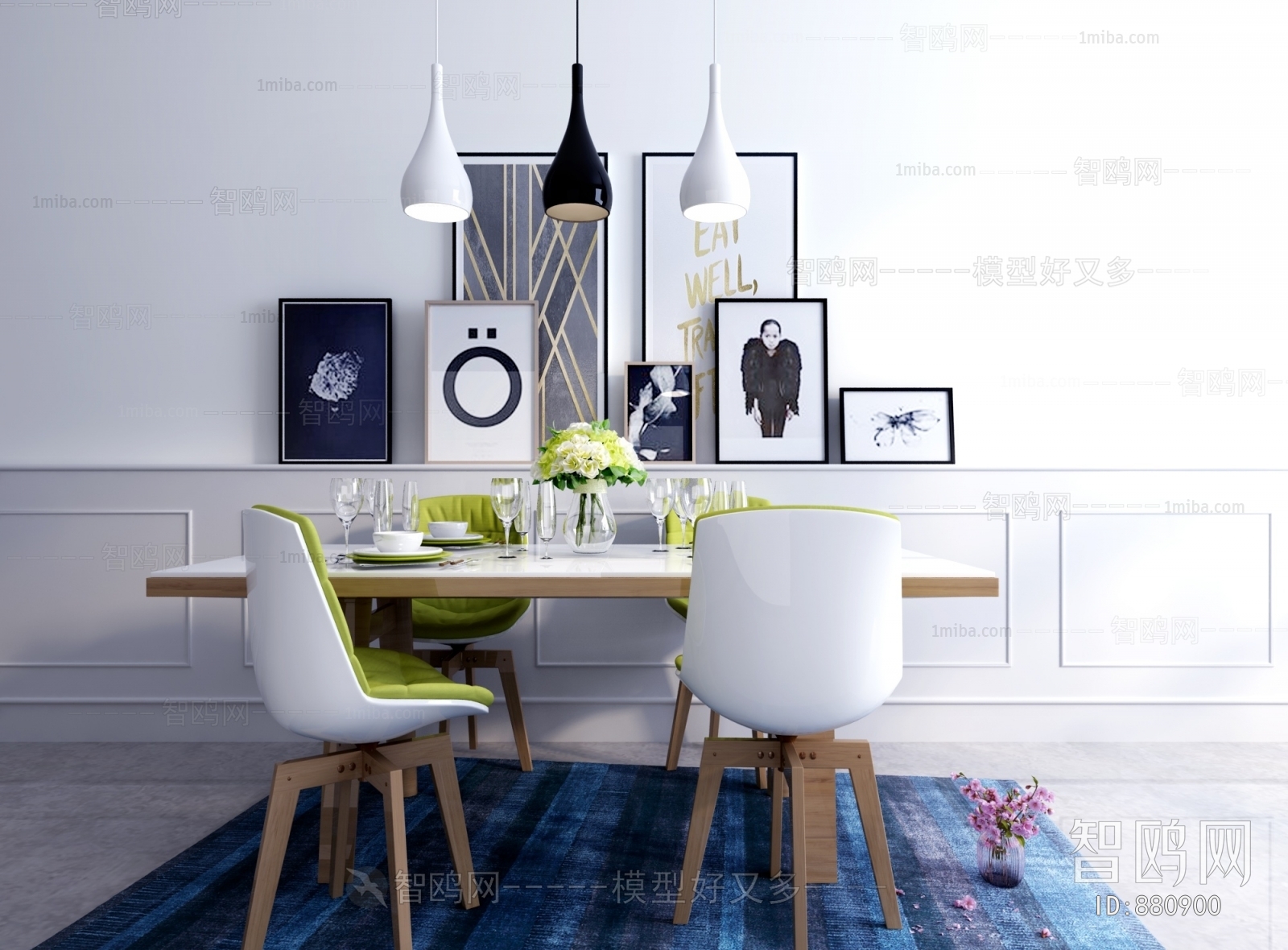 Nordic Style Dining Table And Chairs