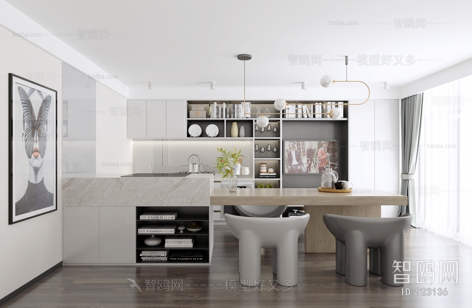 Modern Open Kitchen