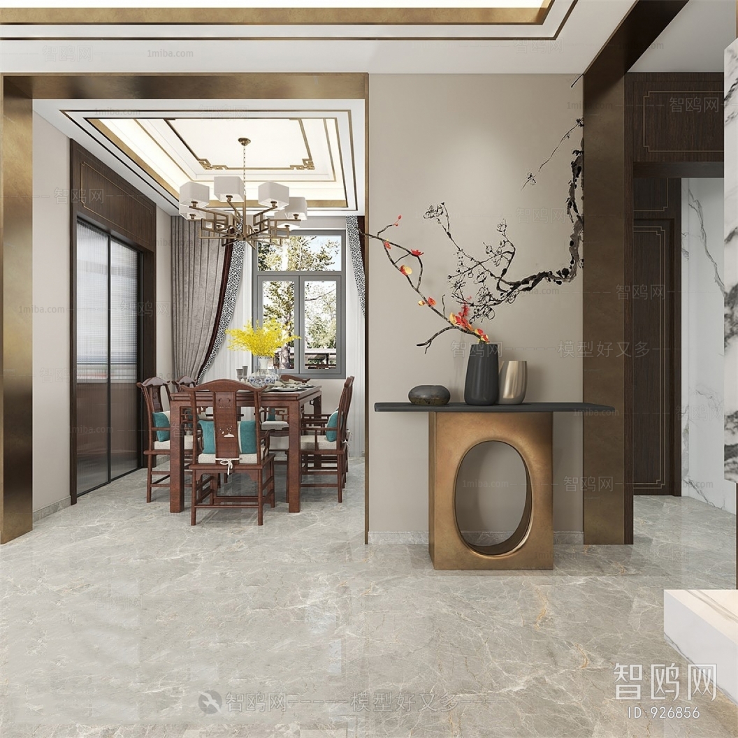 New Chinese Style Dining Room