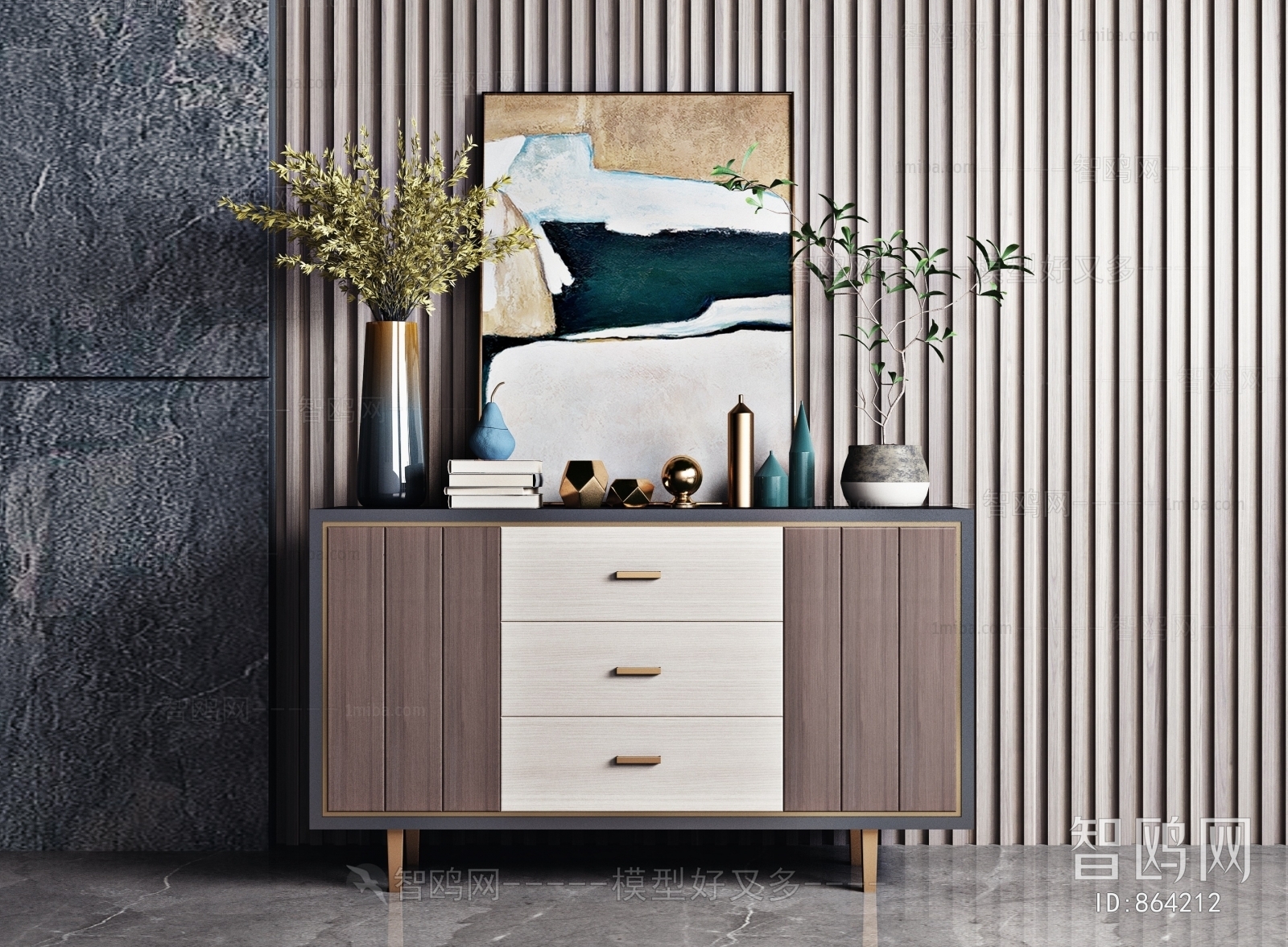 Modern Side Cabinet/Entrance Cabinet