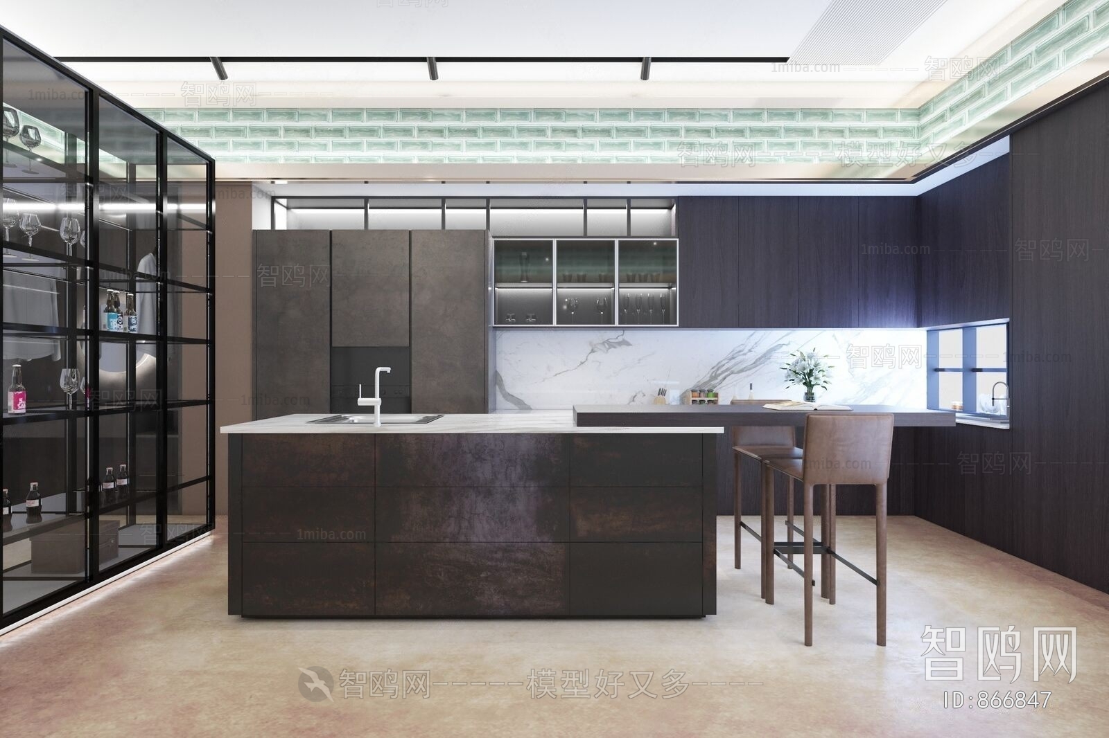 Modern Open Kitchen