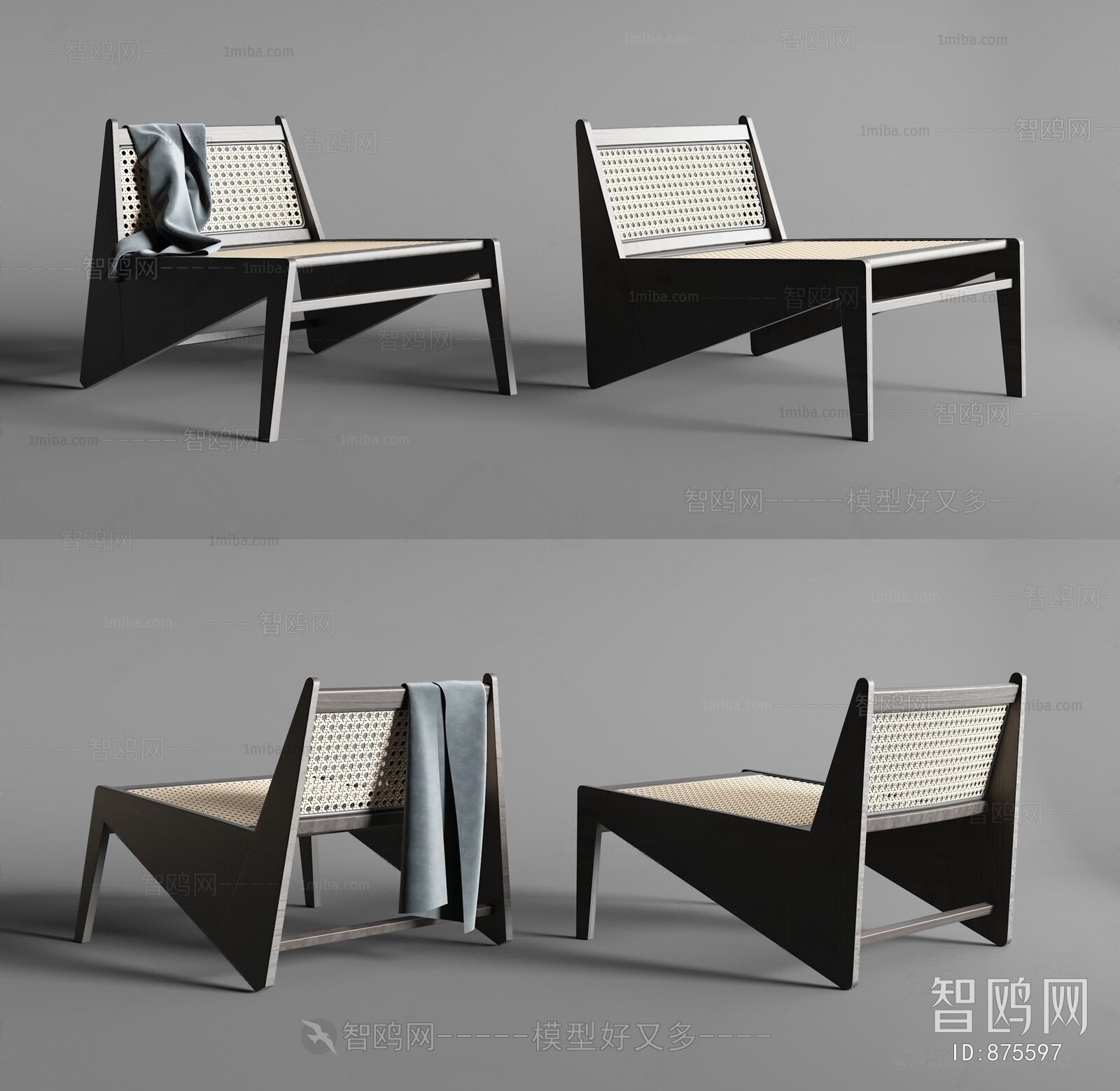 Japanese Style Single Chair