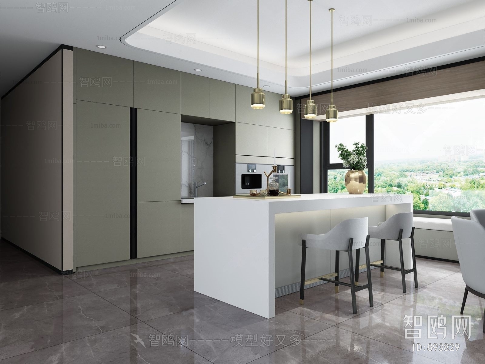 Modern The Kitchen