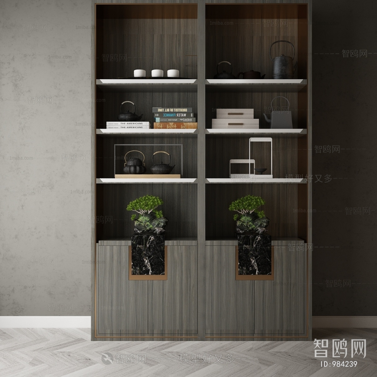 New Chinese Style Decorative Cabinet