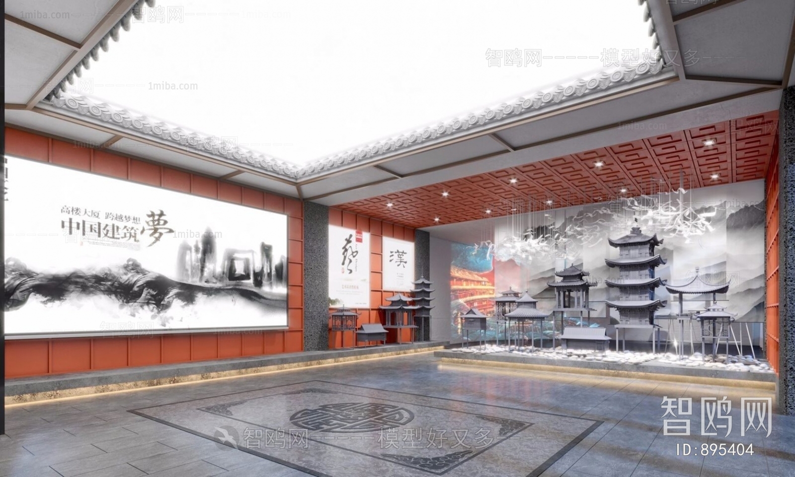 New Chinese Style Exhibition Hall