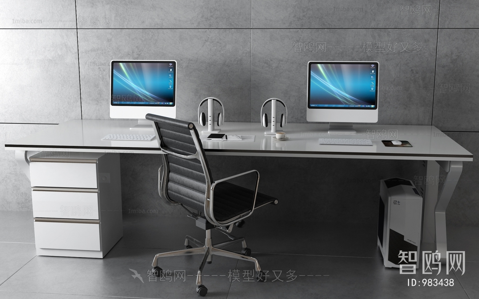 Modern Computer Desk And Chair