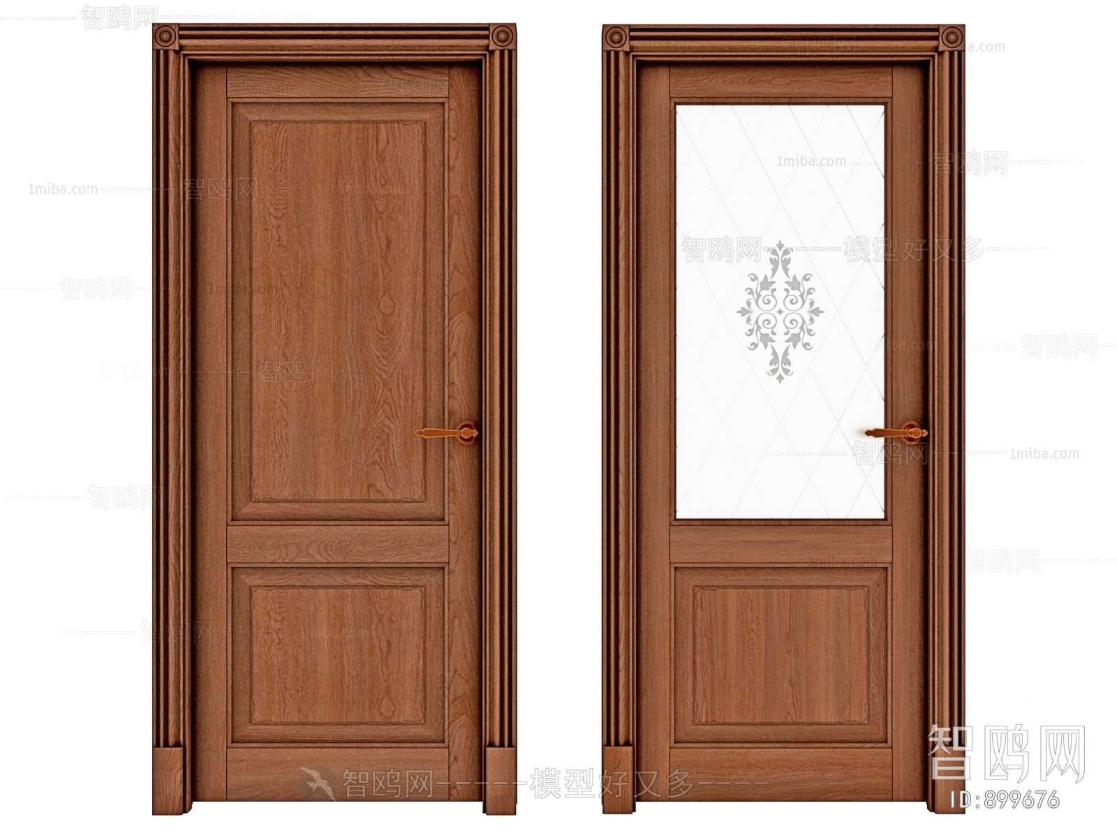 Simple European Style Door