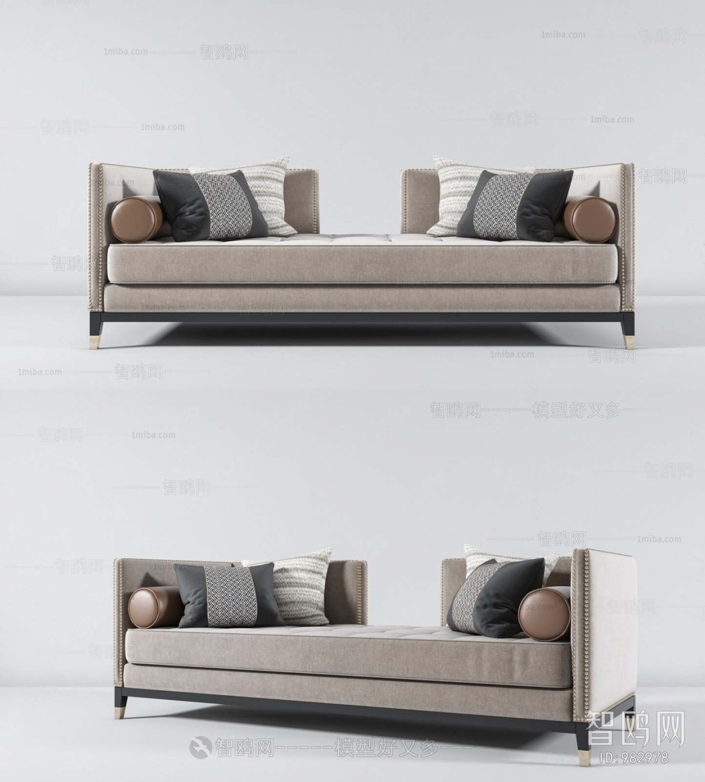 Modern Three-seat Sofa