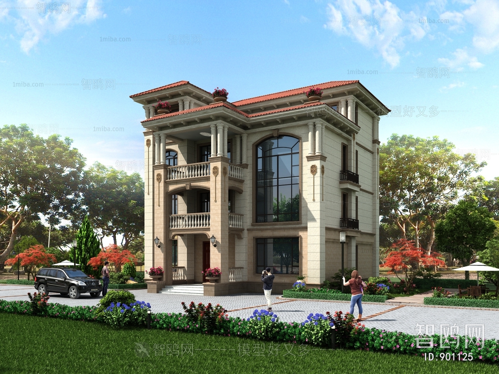 European Style Villa Appearance