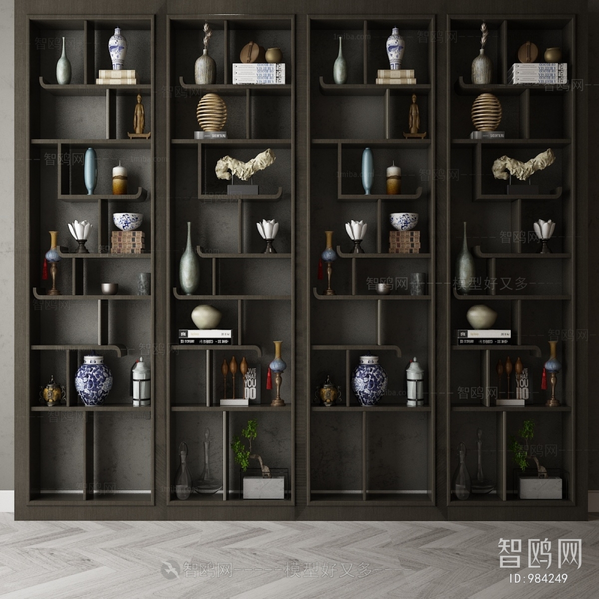 New Chinese Style Decorative Cabinet