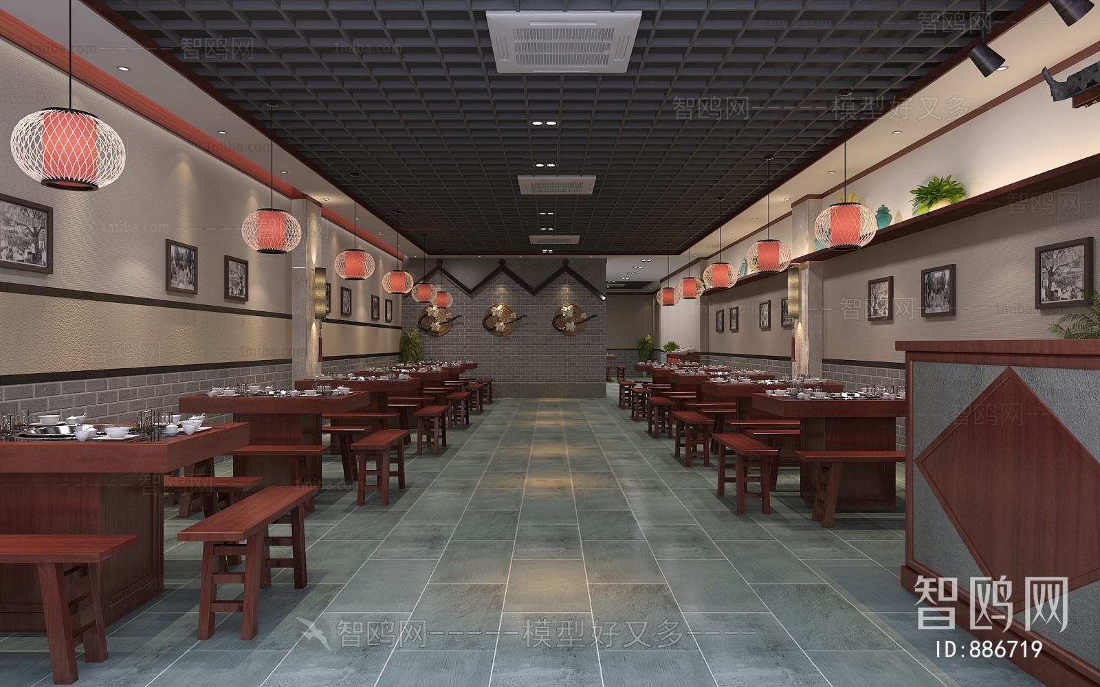 New Chinese Style Catering Space