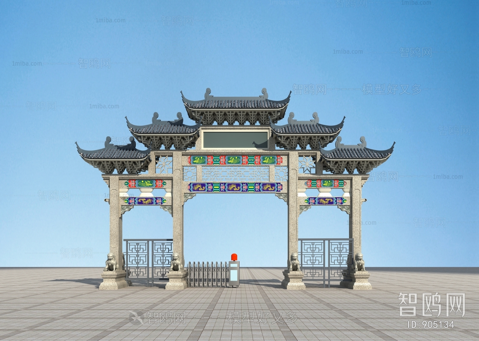 Chinese Style Ancient Architectural Buildings