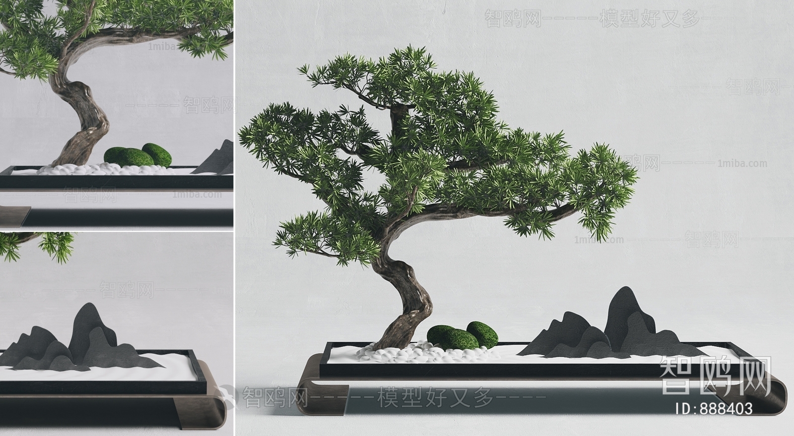 New Chinese Style Bonsai