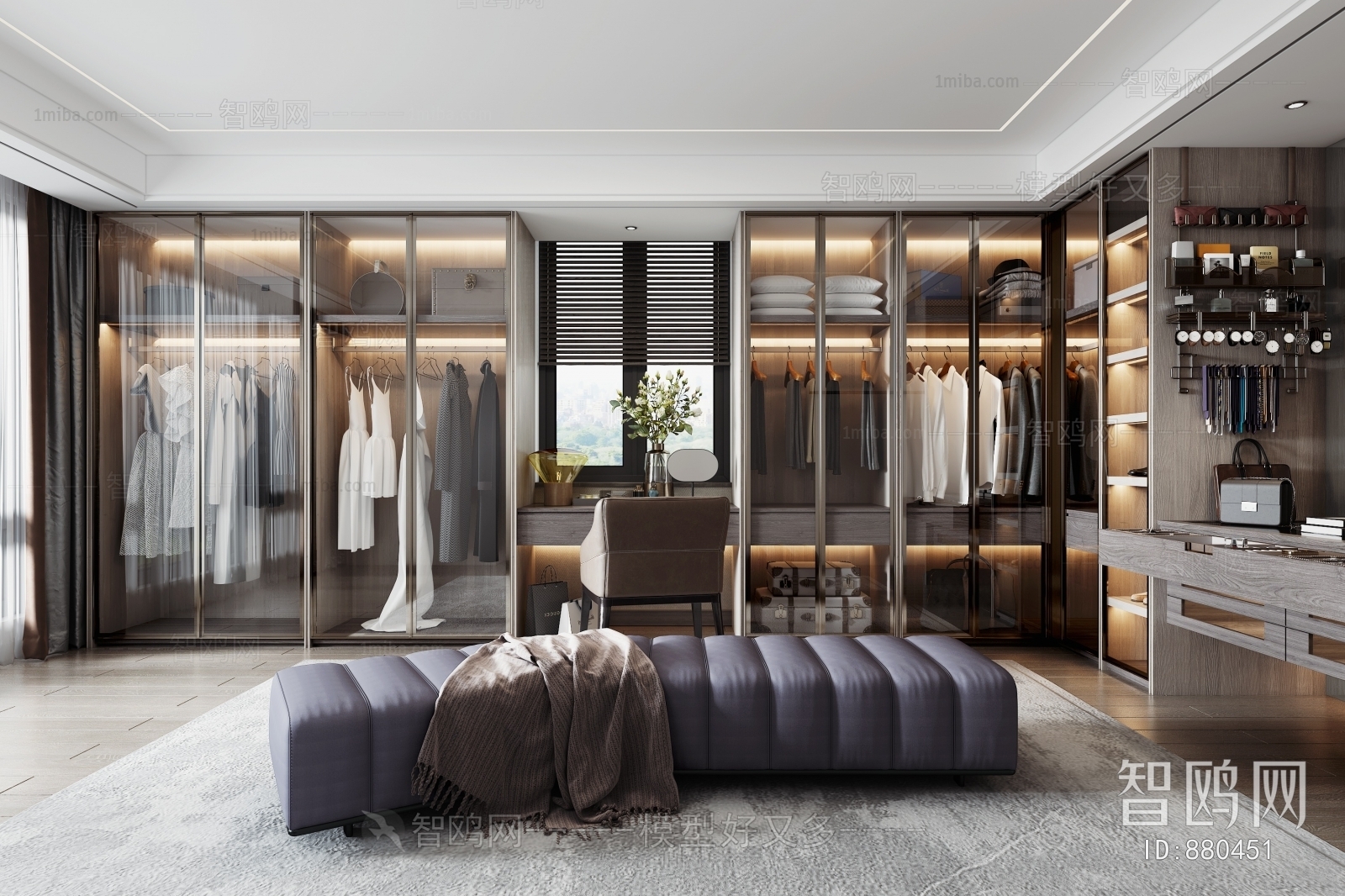 Modern Clothes Storage Area