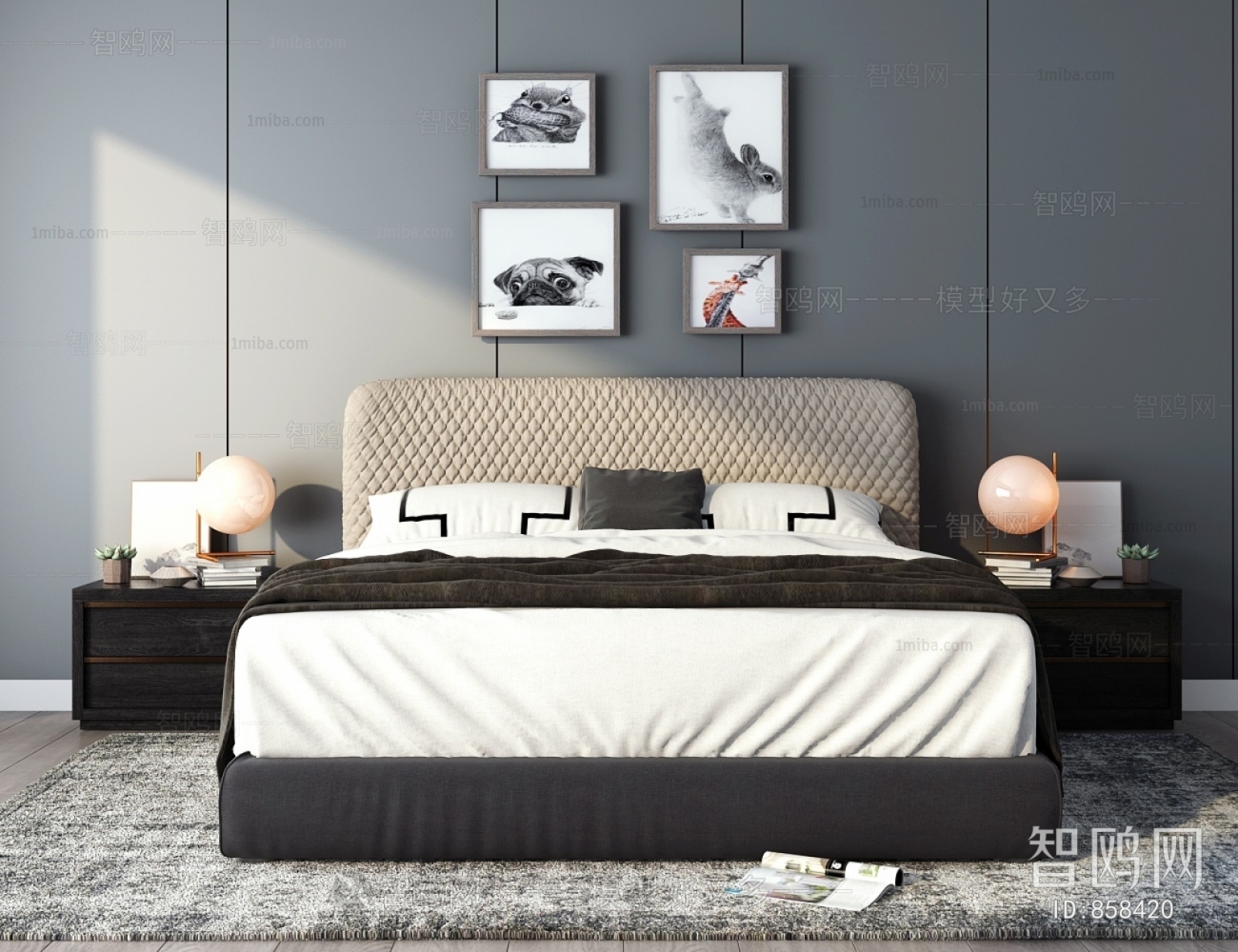 Modern Double Bed