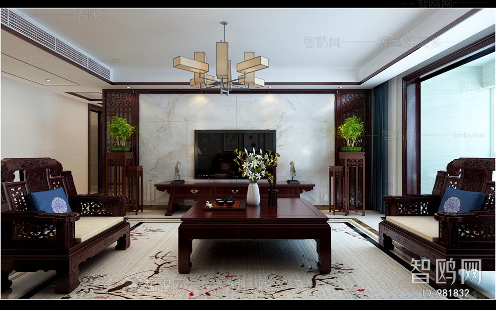 Chinese Style A Living Room