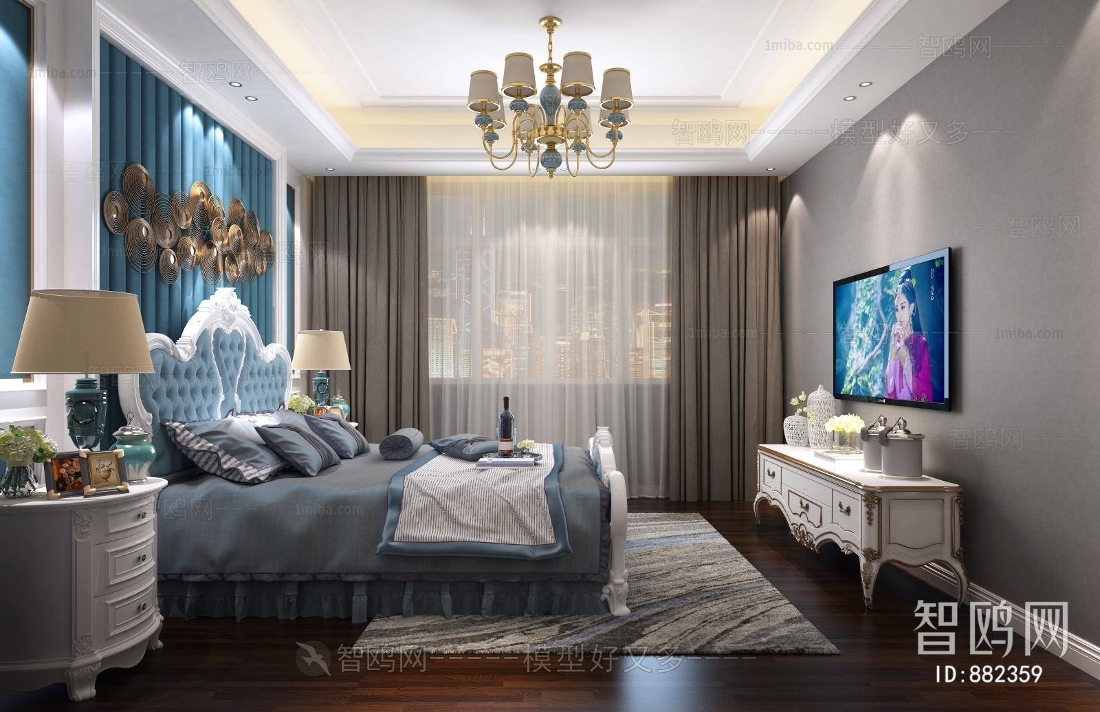 European Style Bedroom