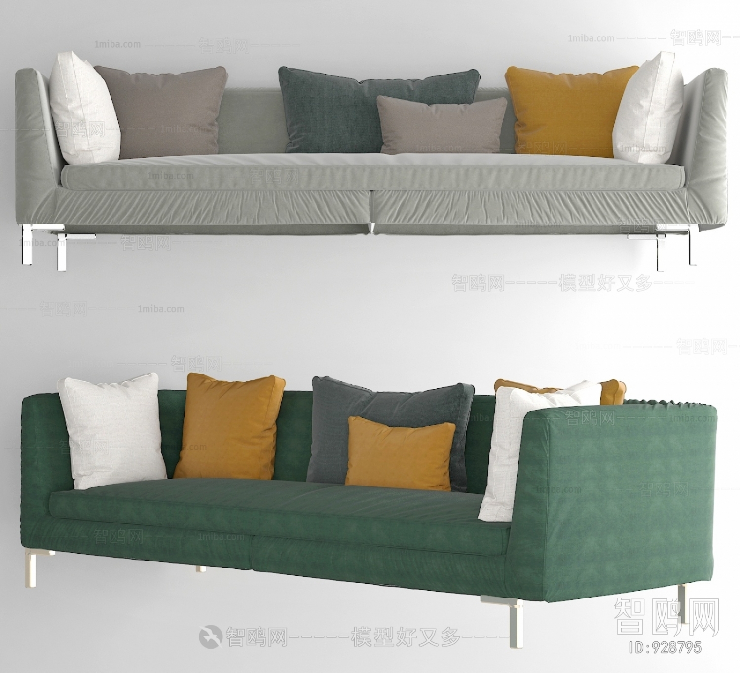 Modern Three-seat Sofa