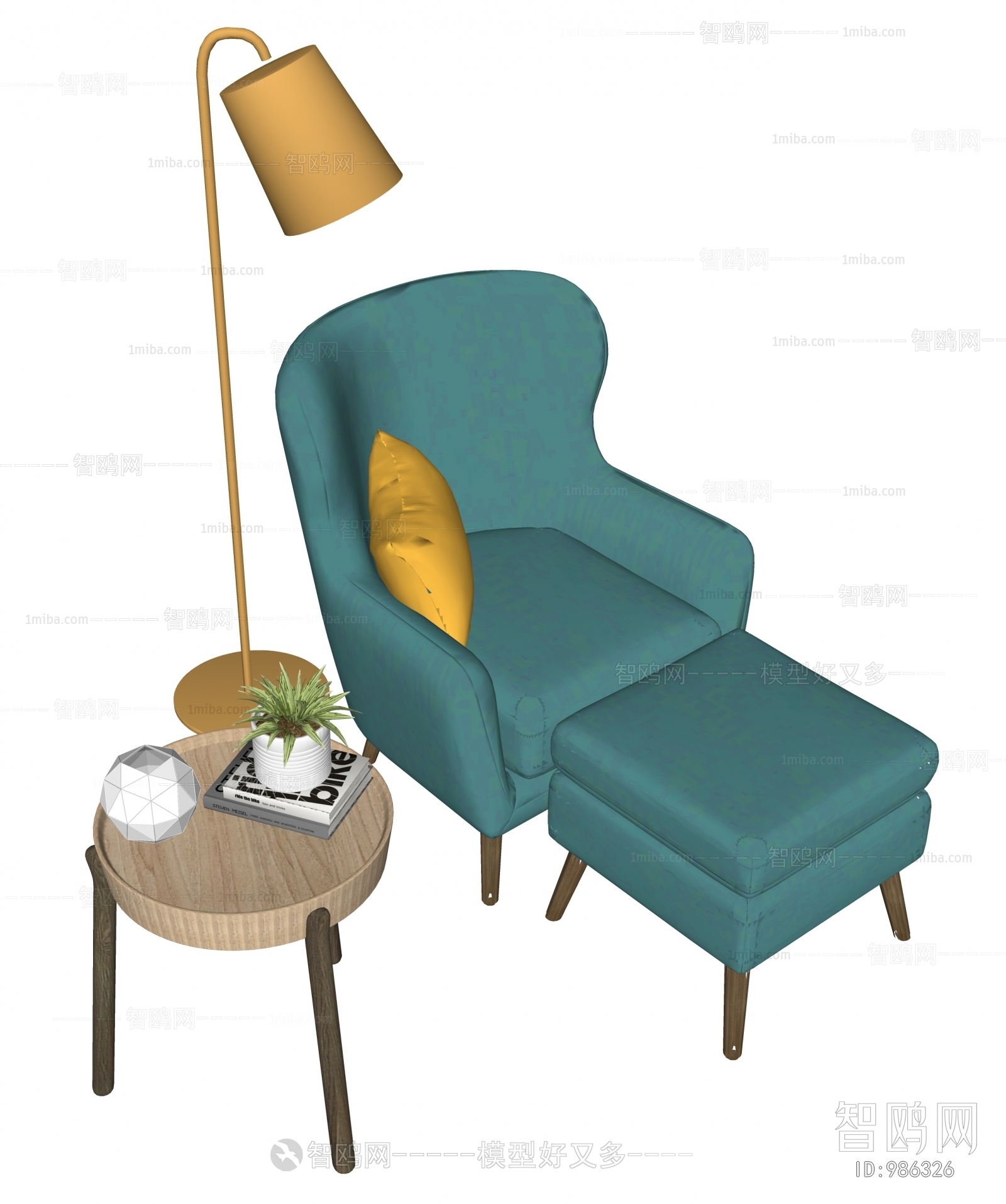 Nordic Style Single Sofa