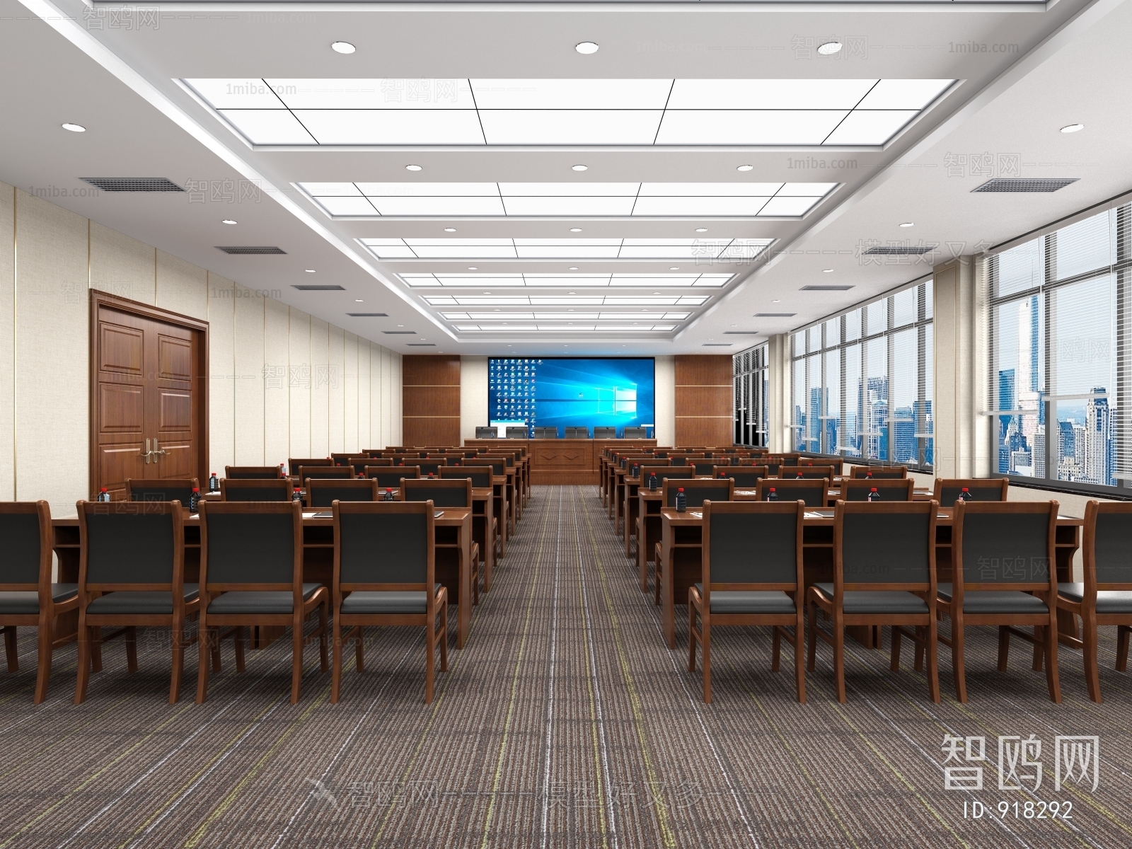 New Chinese Style Meeting Room