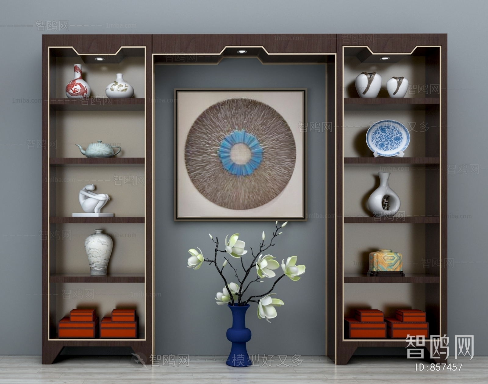 New Chinese Style Decorative Cabinet