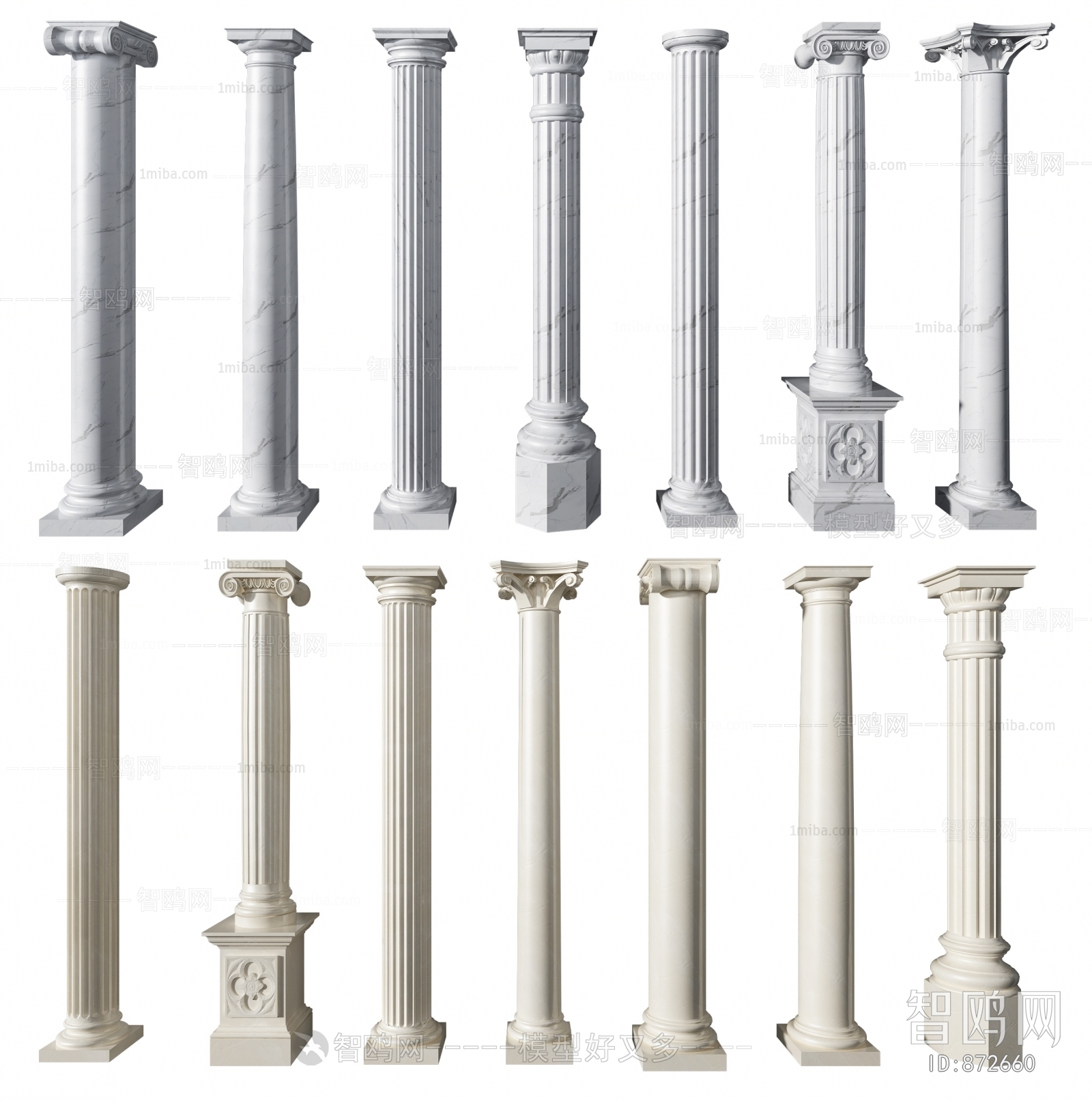 European Style Roman Pillar