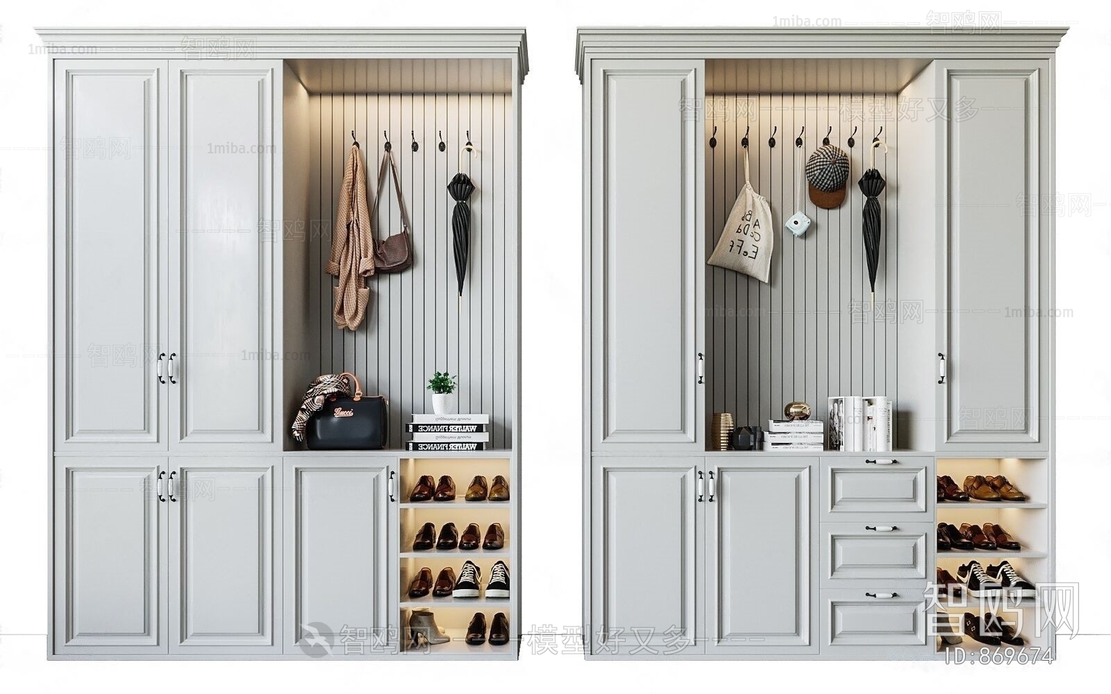 American Style Shoe Cabinet