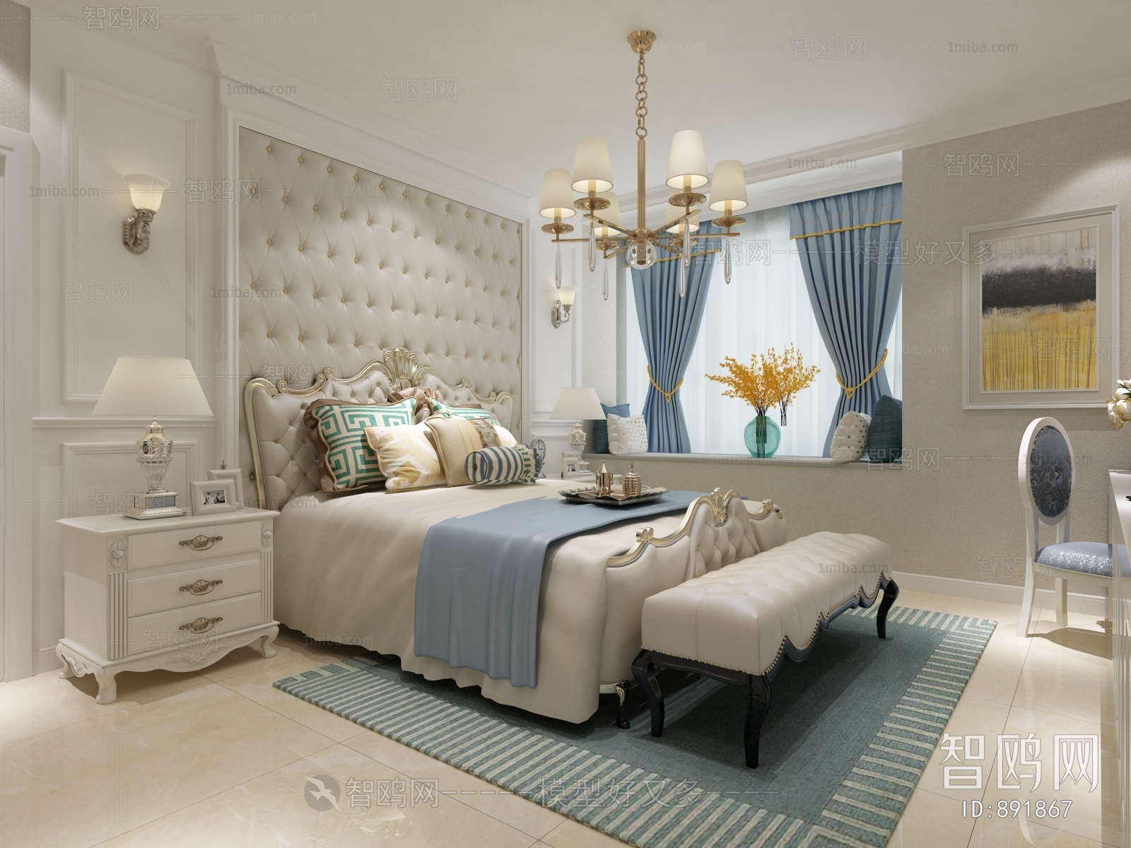 European Style Bedroom