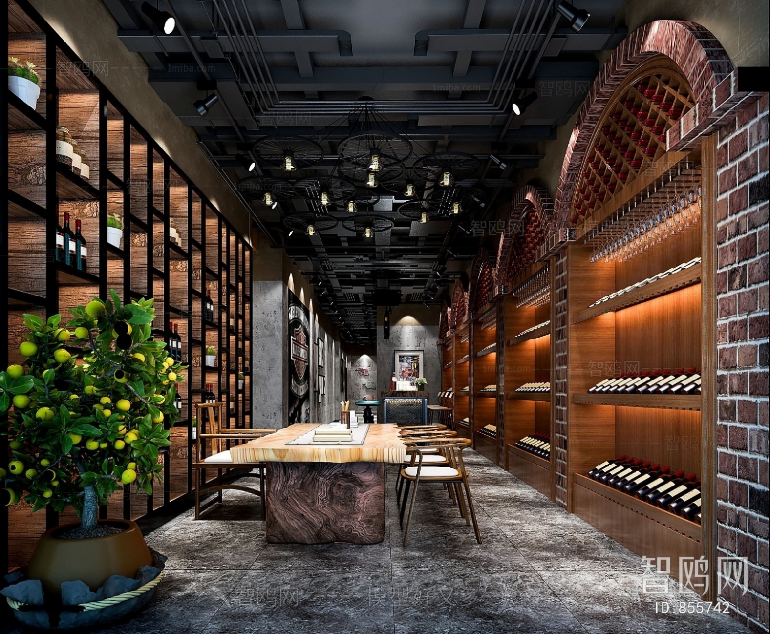 Modern Wine Cellar/Wine Tasting Room