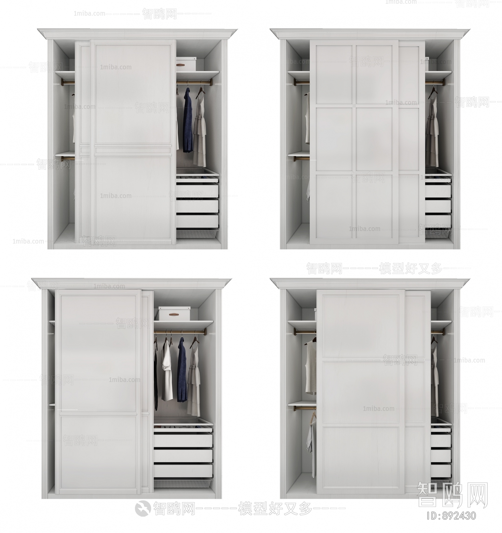 Simple European Style The Wardrobe