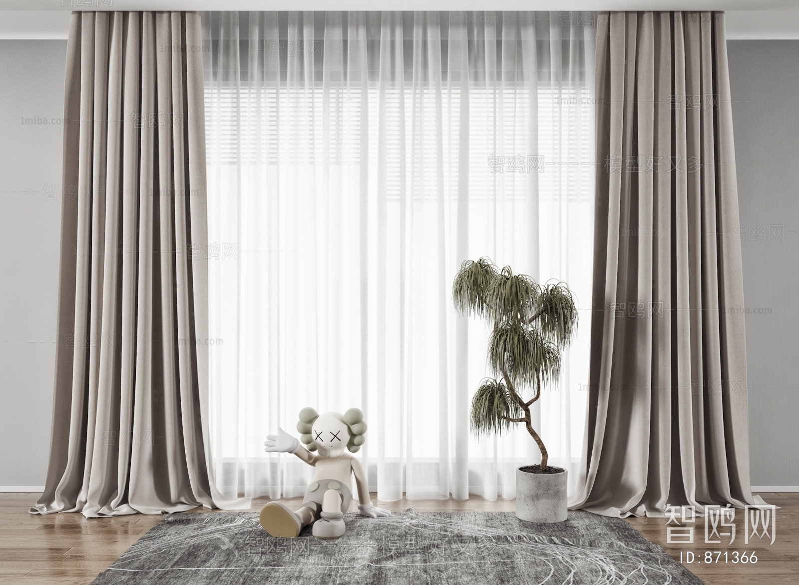 Modern The Curtain